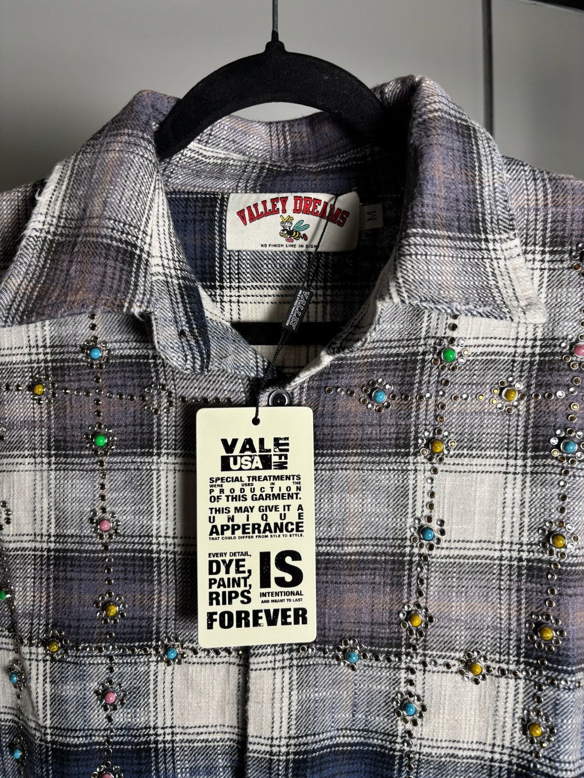 Vale Vale Forever Sky Gems Flannel 'Navy' Size US M / EU 48-50 / 2 - 3 Thumbnail
