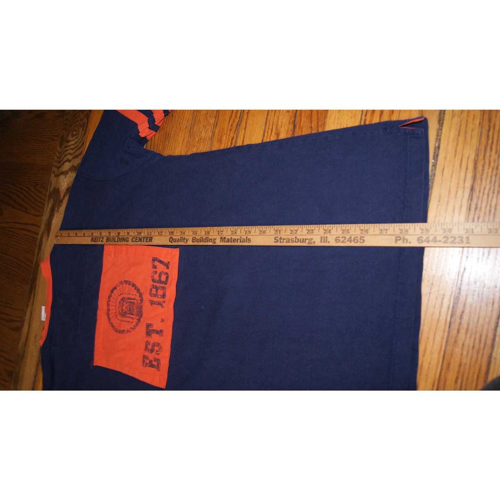Pro Edge VTG Y2K ILLINOIS FIGHTING ILLINI Chief Football L TShirt Size US L / EU 52-54 / 3 - 10 Thumbnail