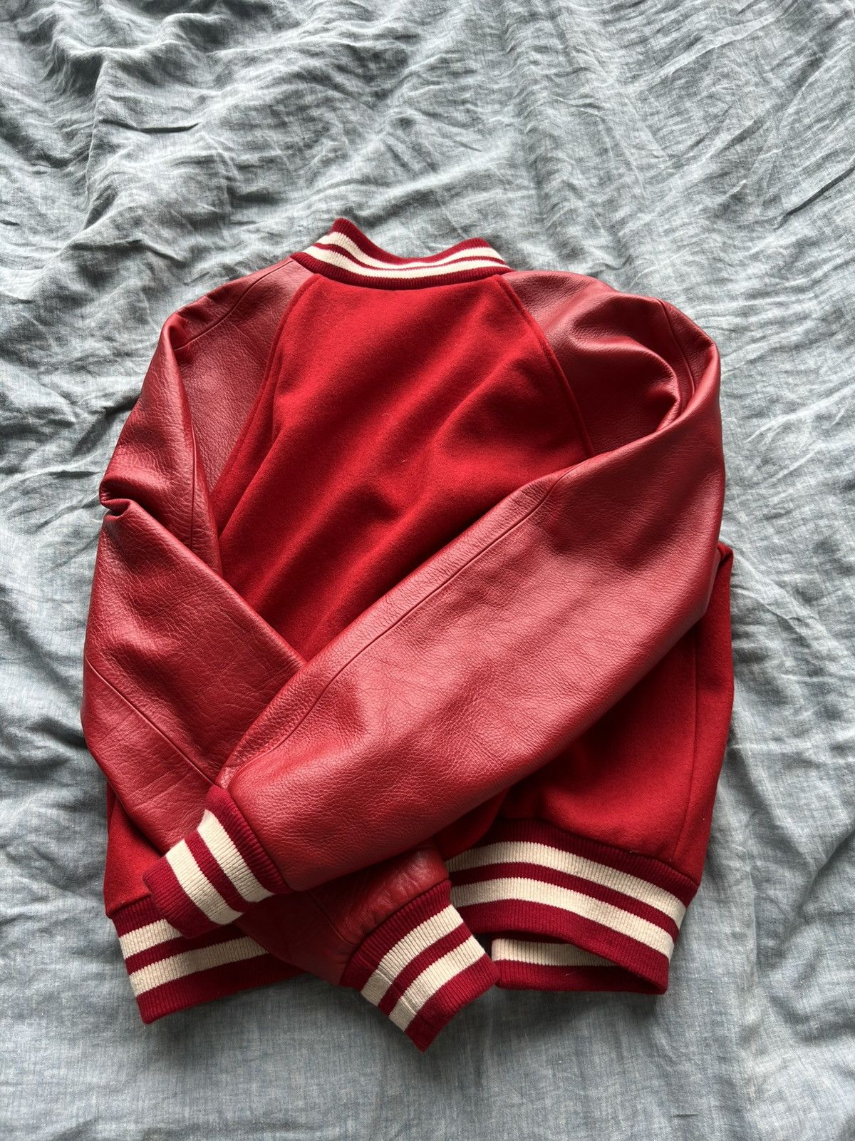 Gucci 3850USD Horsebit Varsity Letterman 20fw Alessandro Michele Size US L / EU 52-54 / 3 - 11 Thumbnail