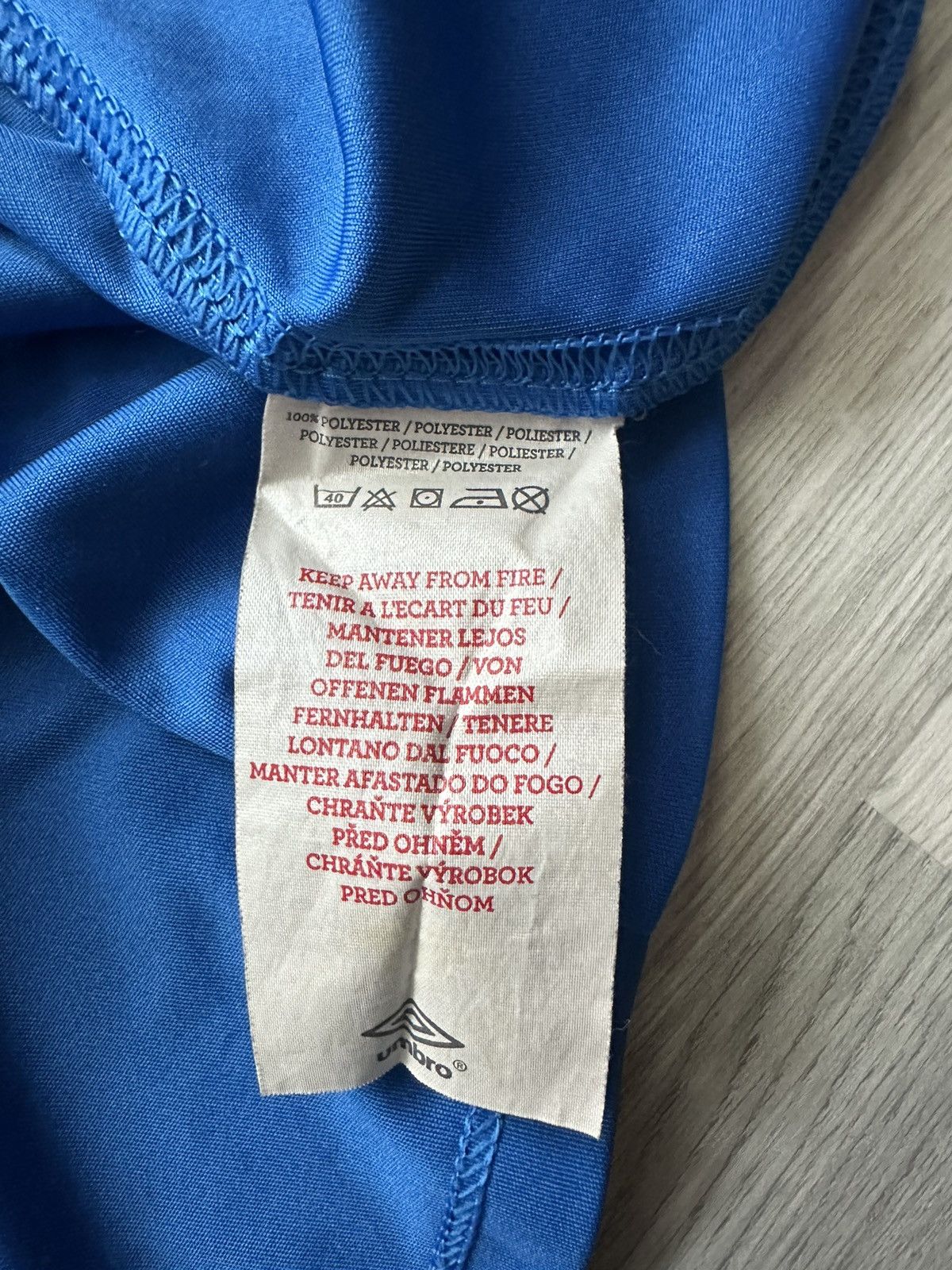 Umbro Vintage blue jersey Umbro England Size US M / EU 48-50 / 2 - 6 Thumbnail