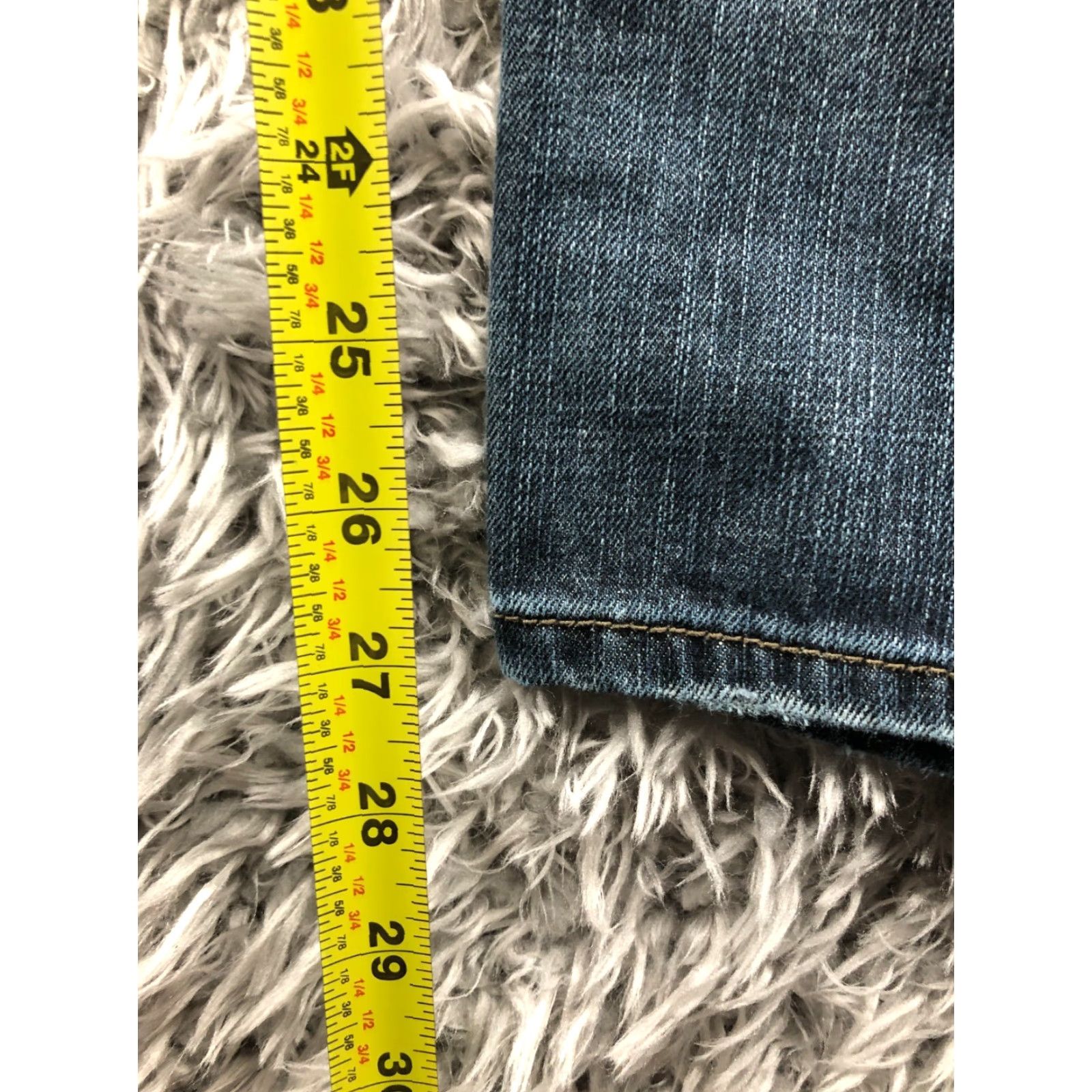 Denime Bailey's Point Jeans Main Selling Point Brand Bailey's Point Category Jeans Size 29 Mens Mid Rise Dark Wash Blue Denim 5-Pocket Regular Inseam 30 Size US 29 - 3 Thumbnail