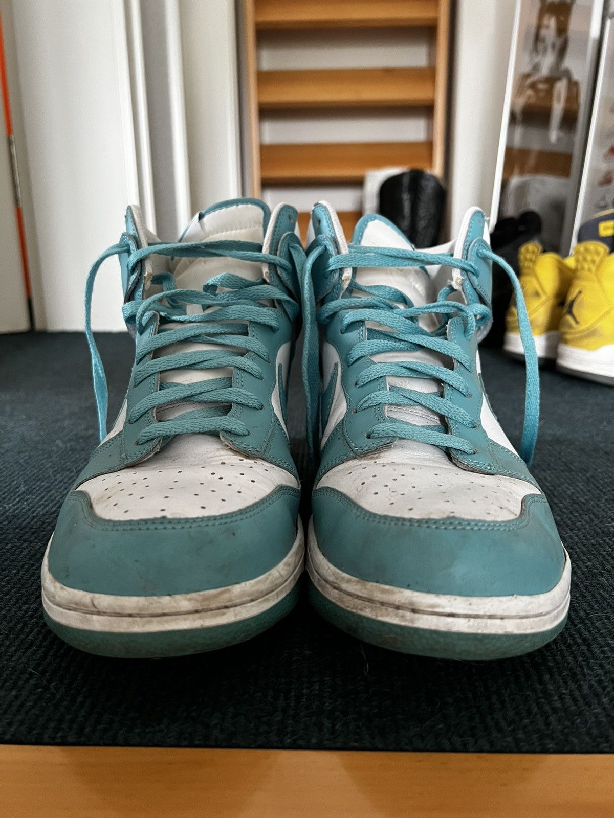 Nike Nike Dunk High Mineral Blue (2010) VERY RARE Size US 13 / EU 46 - 2 Thumbnail