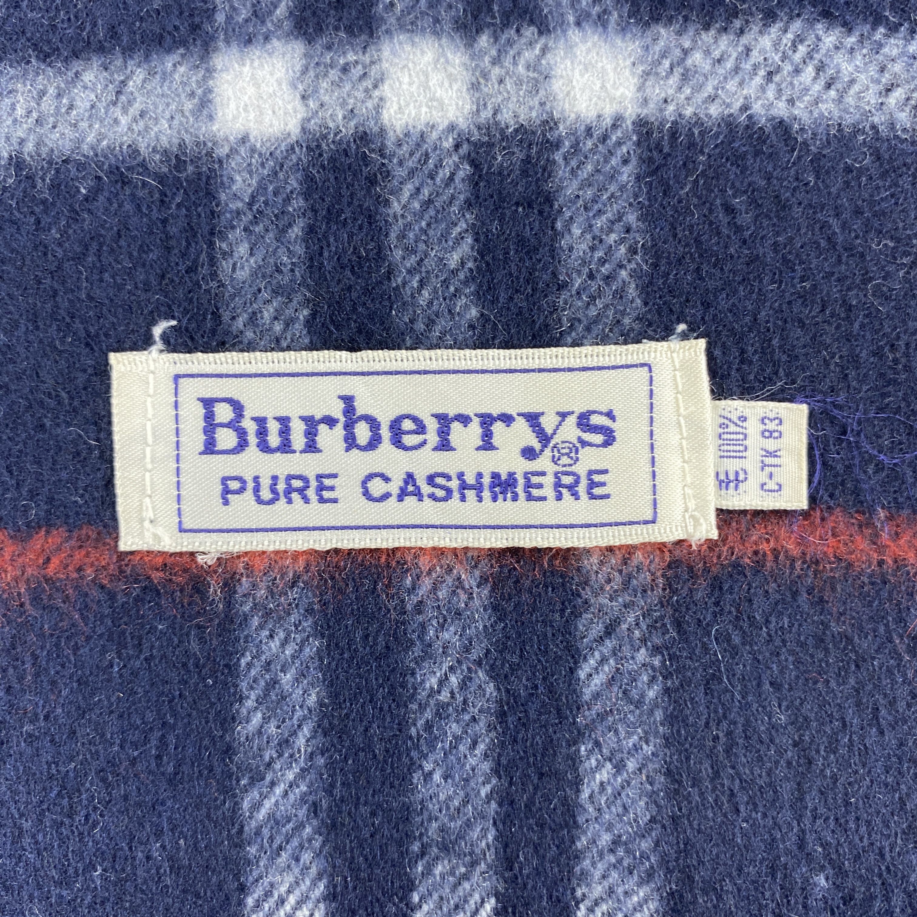 Burberry × Vintage GF10660 Burberry Scarf Neck Wear Muffler Nova Check Size ONE SIZE - 3 Thumbnail
