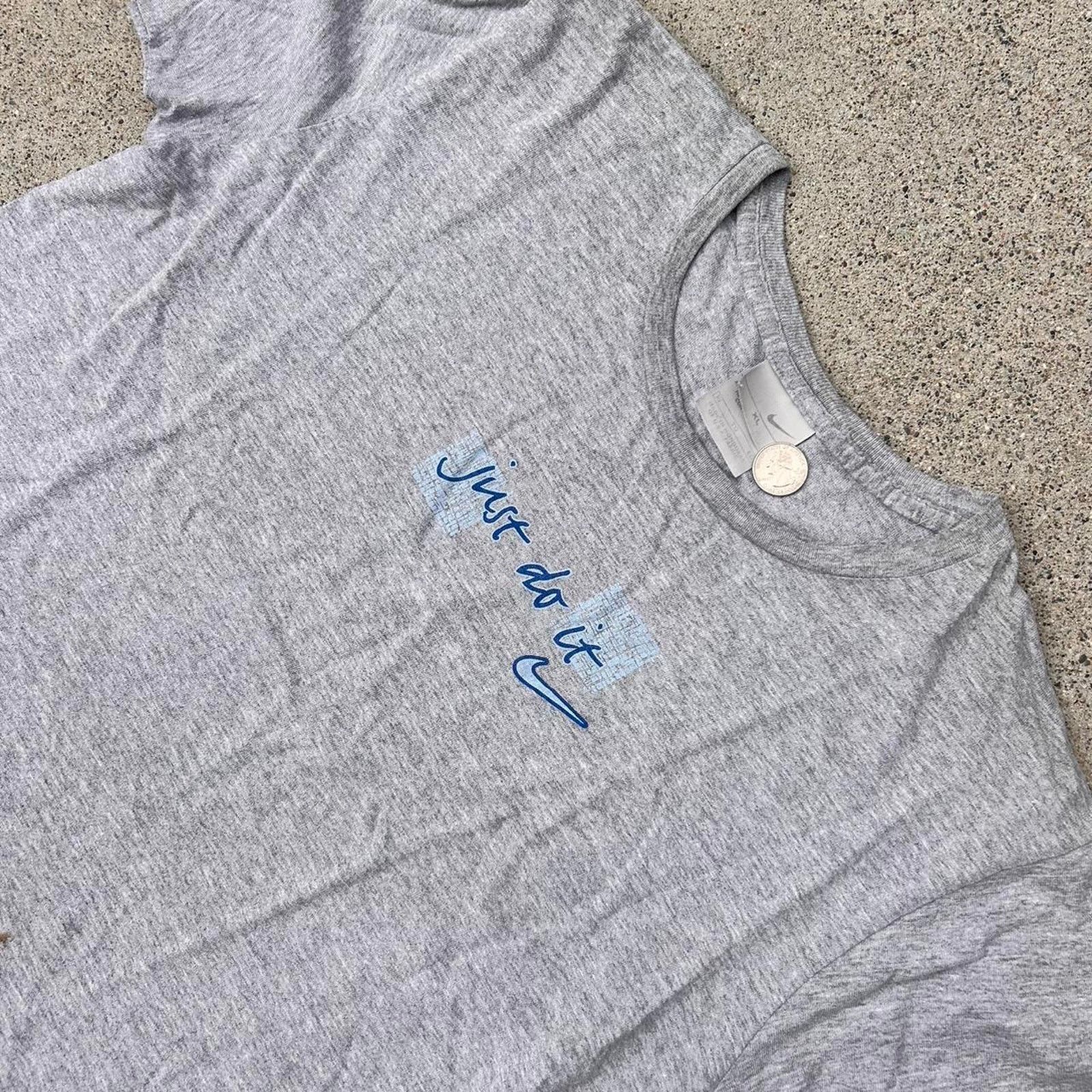Nike Vintage y2k nike swoosh tee Size US M / EU 48-50 / 2 - 1 Thumbnail