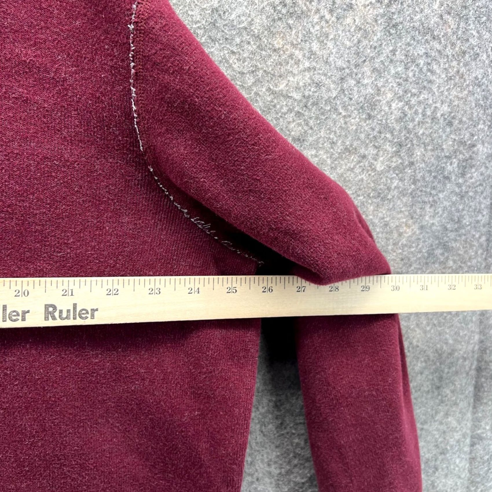 Ralph Lauren Polo Ralph Lauren Sweater Men L Burgundy Gray Reversible Pullover 1/4 Zip Size US L / EU 52-54 / 3 - 7 Thumbnail
