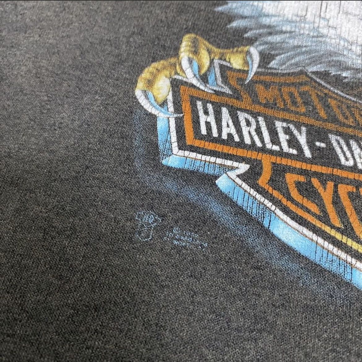 Harley Davidson × Vintage Vintage Harley Davidson 3d Emblem Size US XL / EU 56 / 4 - 4 Thumbnail