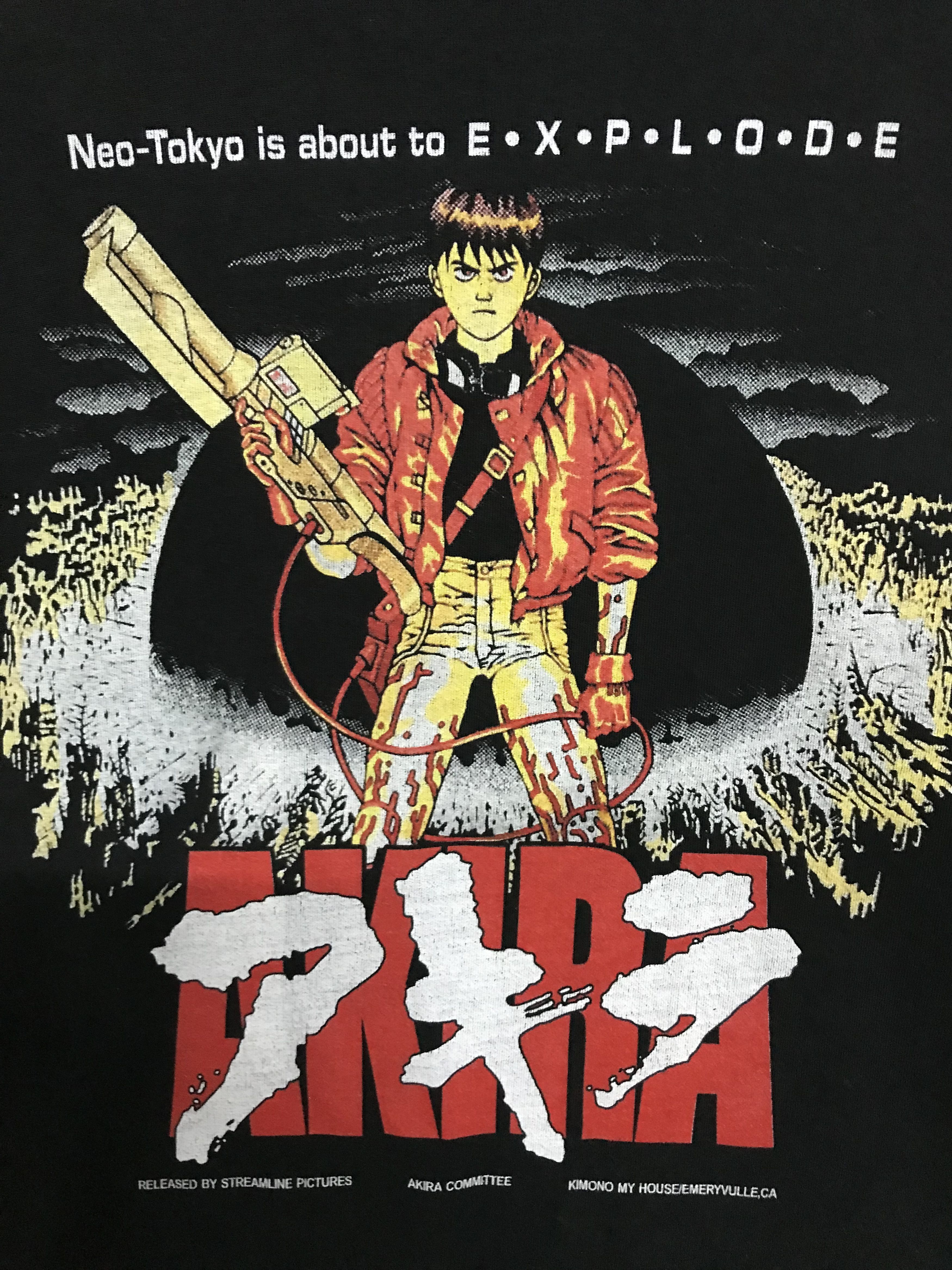 Japanese Brand Bootleg Akira Committee Distress Neck Size US L / EU 52-54 / 3 - 4 Thumbnail