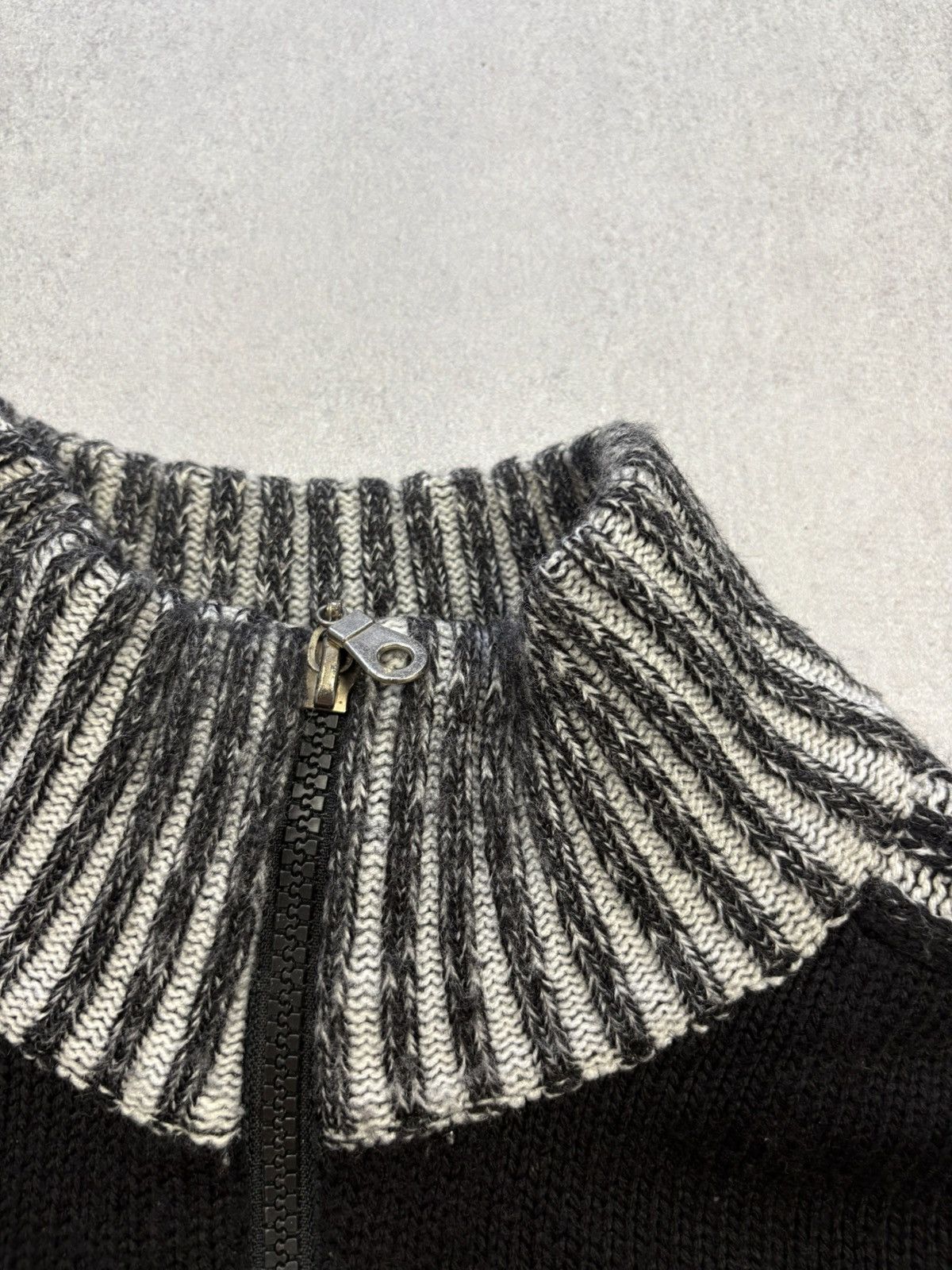 Diesel Vintage Diesel Knit Zip Up Sweater Jacket Bog Logo Opium Y2K Size US XL / EU 56 / 4 - 9 Thumbnail