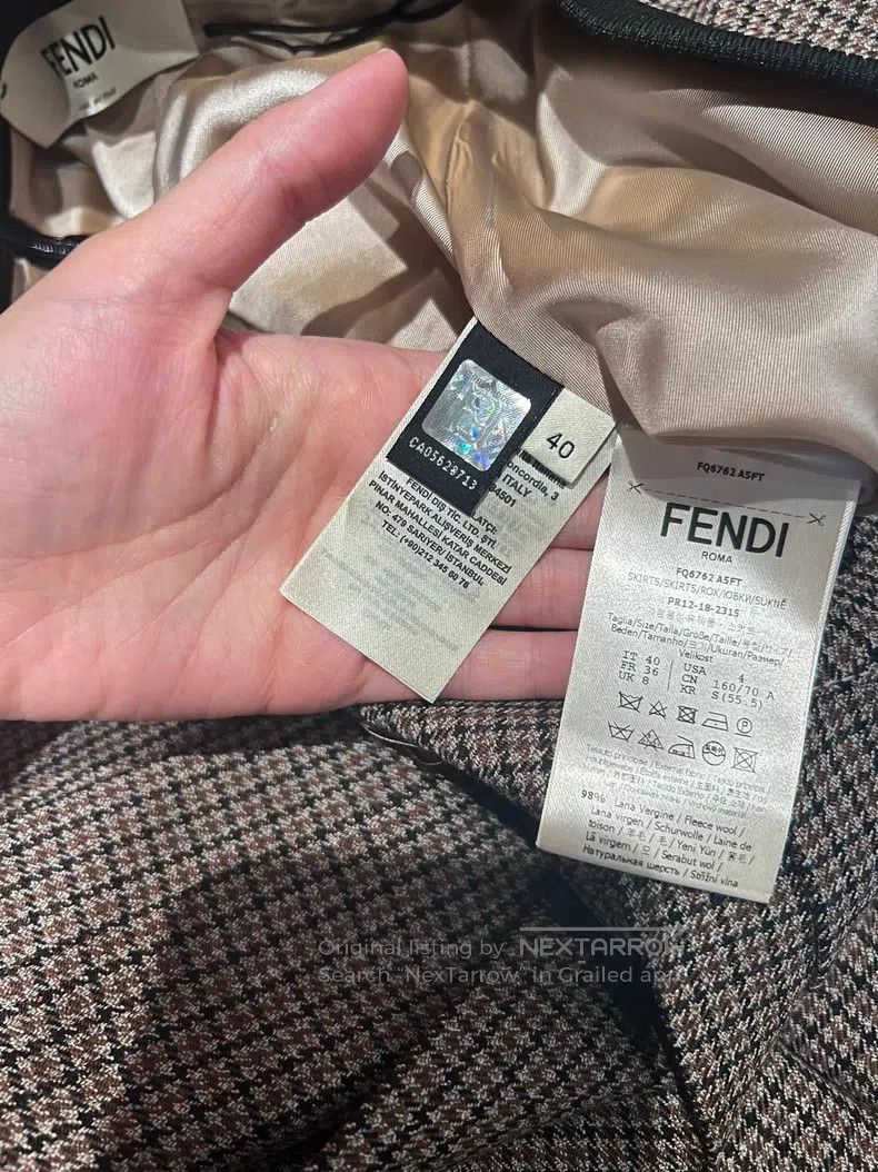 Fendi Fendi Long skirt Size 26" / US 2 / IT 38 - 6 Thumbnail