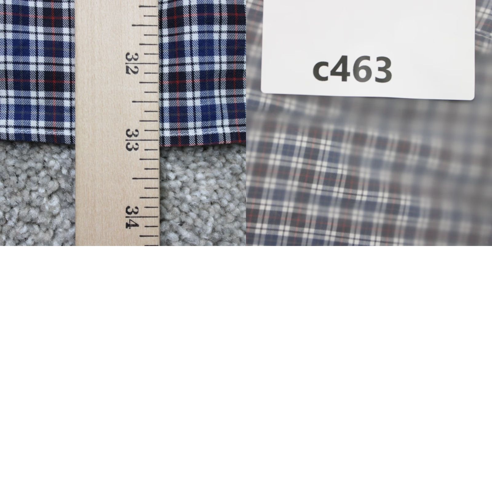 Charles Tyrwhitt Charles Tyrwhitt Shirt Mens XL Blue/Red Button-Up Long Sleeve 100% Cotton Check Size US XL / EU 56 / 4 - 9 Thumbnail