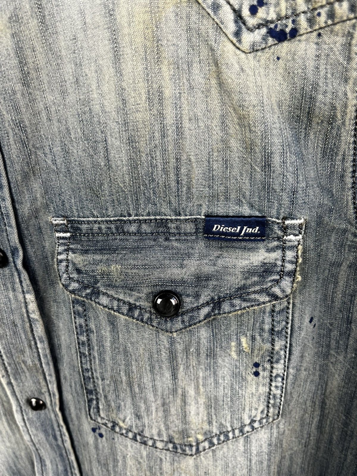 Diesel Diesel denim shirt Japanese style vintage 90s Size US M / EU 48-50 / 2 - 5 Thumbnail