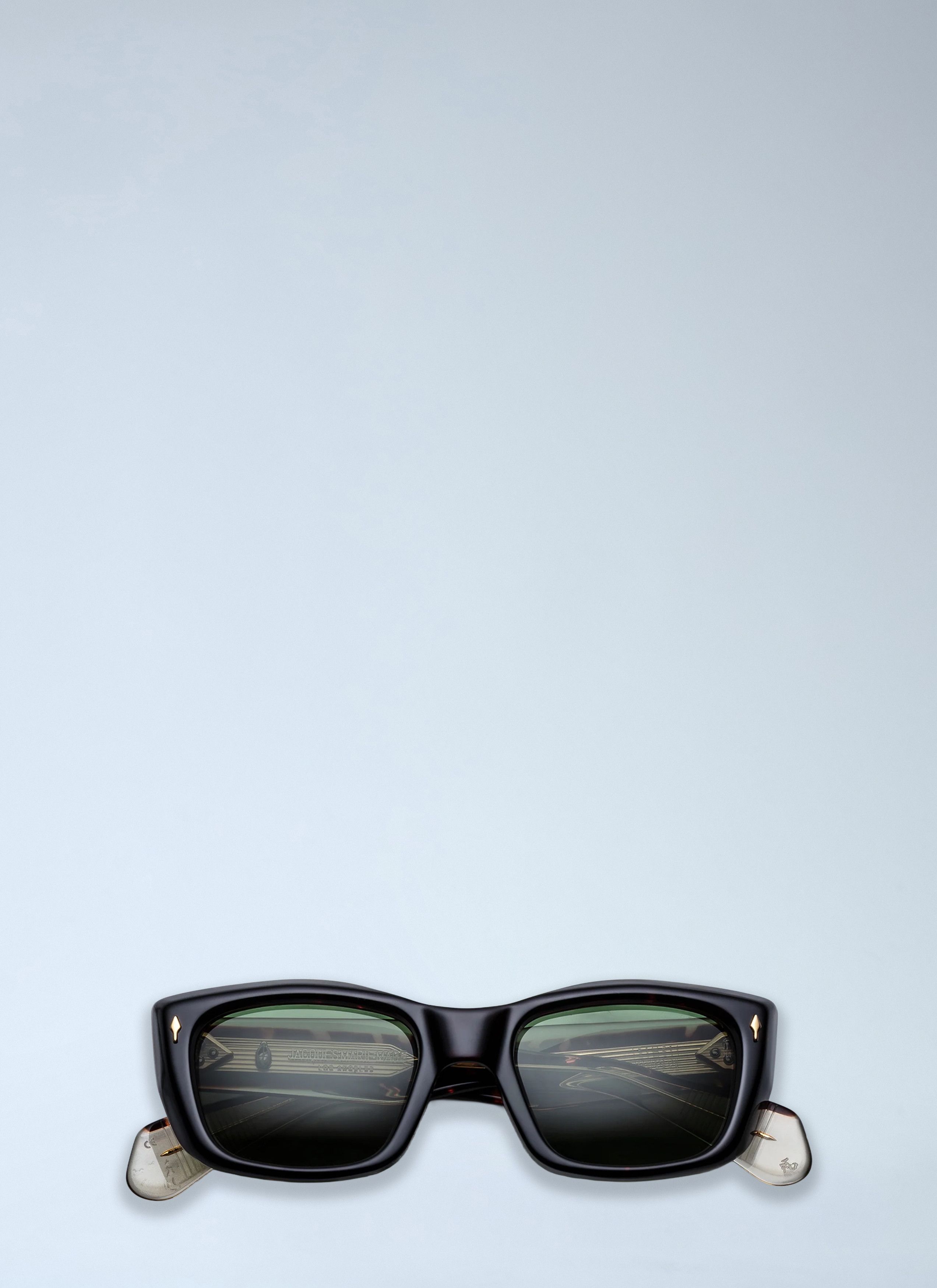 Chanel Sunglasses 5516 c.1666/71 Clear Green Plaid Frames w Grey Gradient Lenses Jacques Marie Mage Corniche Sunglasses main image 2