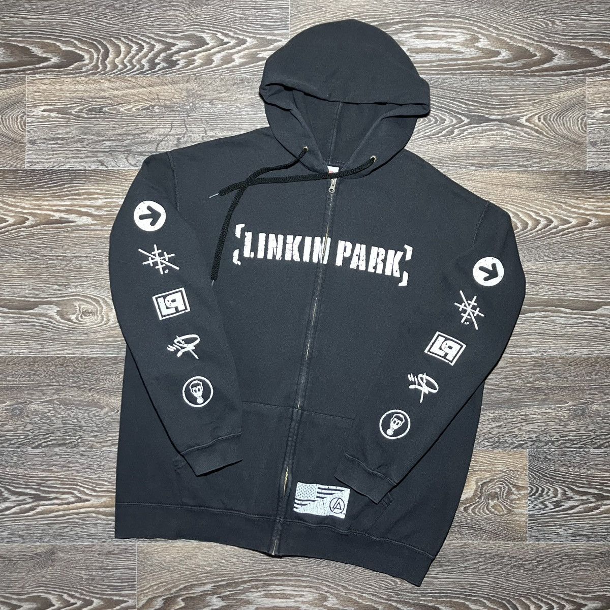 LINKIN PARK 2000 Hybrid Theory Album Doubleside Print Hoodie