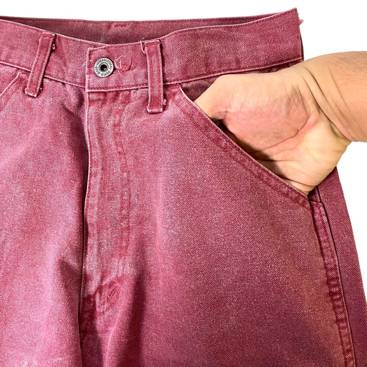 Japanese Brand 🔥LAST PRICE🔥 Japanese Streetwear Red Carpenter Size US 27 - 6 Thumbnail