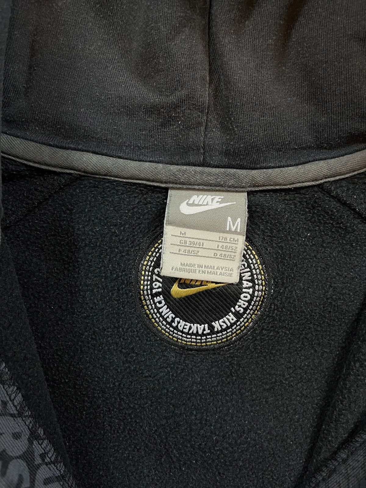 Nike × Vintage 00s Nike Air Vintage Y2K Oversized Retro Pullover Hoodie Size US M / EU 48-50 / 2 - 3 Thumbnail