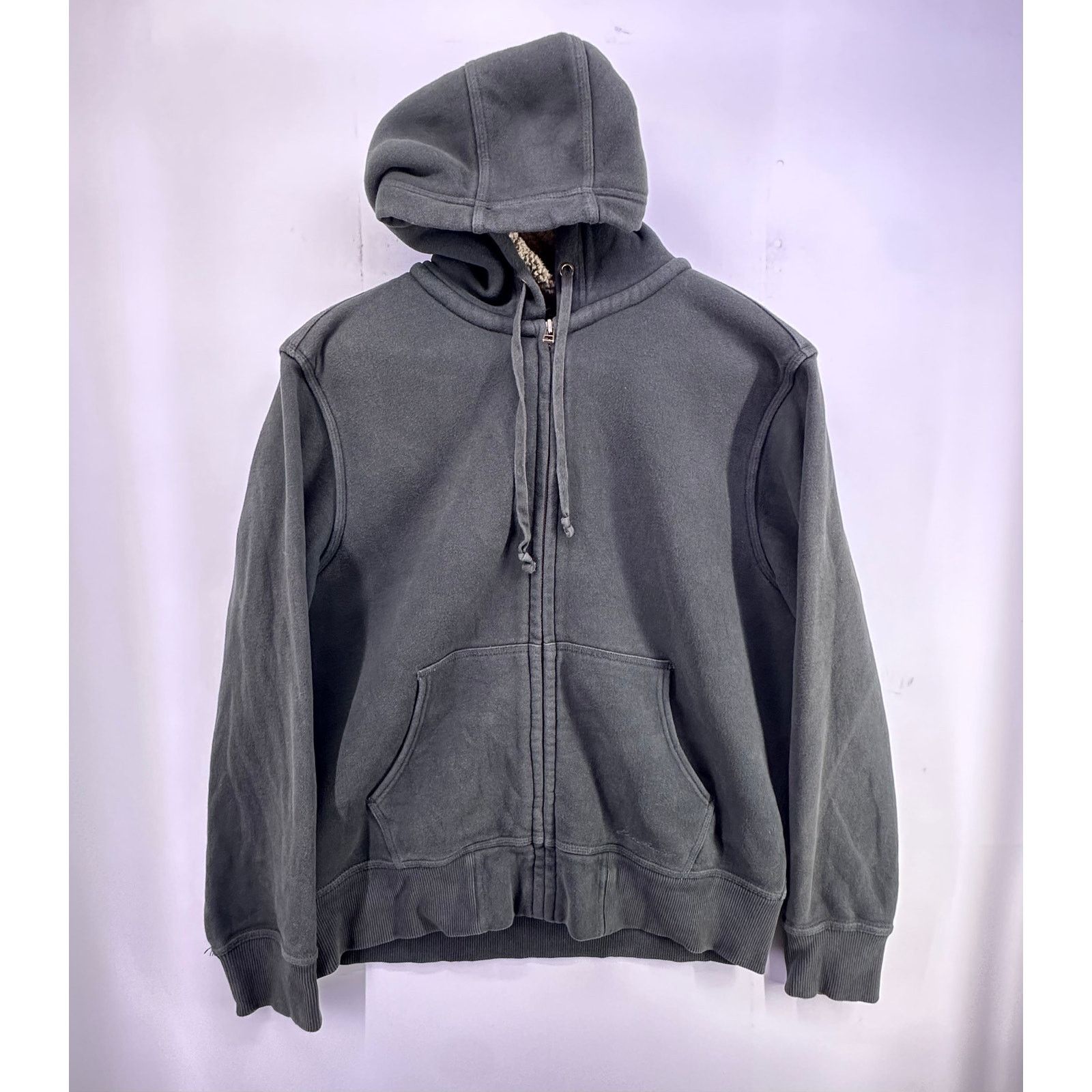 Eddie Bauer Eddie Bauer Dark Green thick Zip Up Hoodie Size Large Size US L / EU 52-54 / 3 - 3 Thumbnail