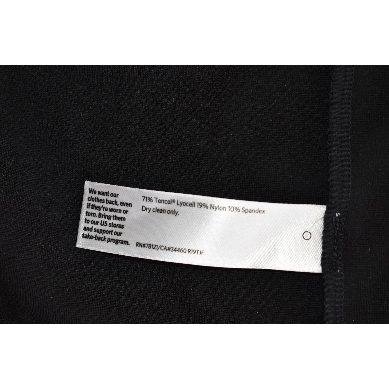 Eileen Fisher EILEEN FISHER Black Tencel Crewneck Relaxed Fit Top Size XS Size XS / US 0-2 / IT 36-38 - 4 Thumbnail