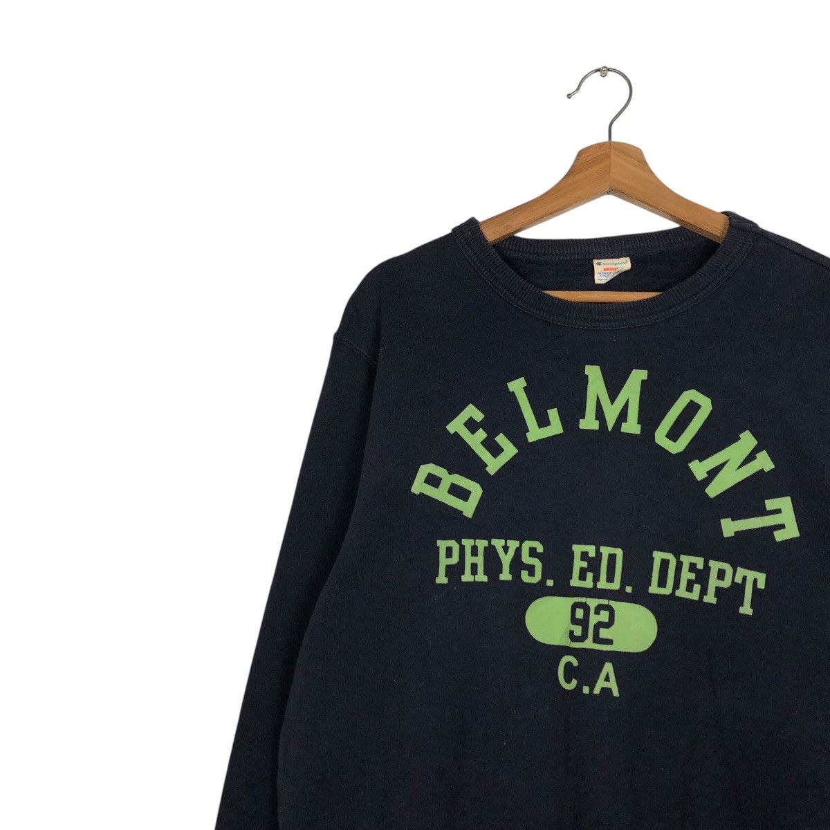 Champion 📌Vintage Sweatshirt Champion Crewneck Balmont Big Logo Size US M / EU 48-50 / 2 - 8 Thumbnail