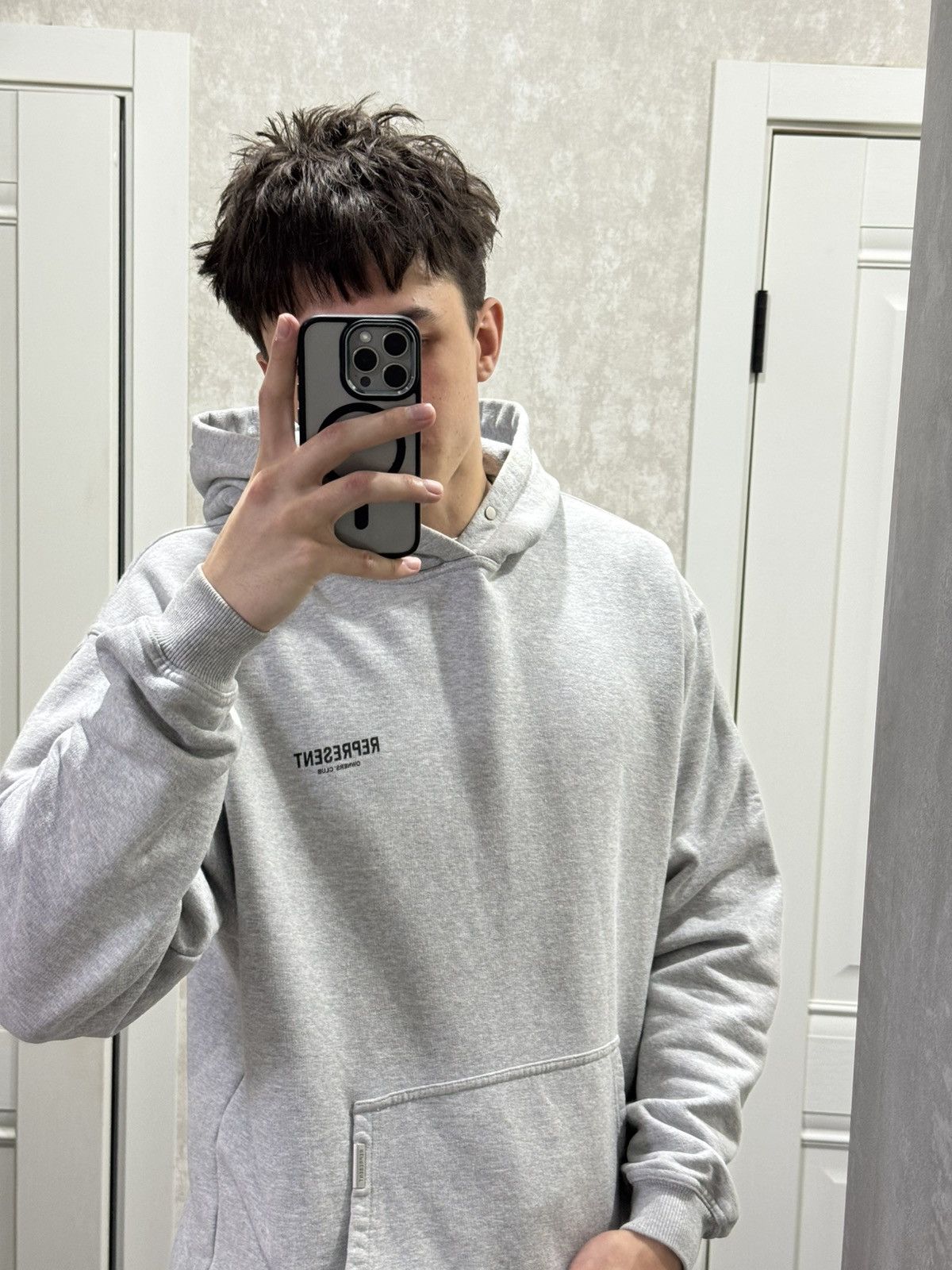Represent Clo. Represent Oversized box fit hoodie Y2K size L Men’s Big Logo Size US L / EU 52-54 / 3 - 4 Thumbnail