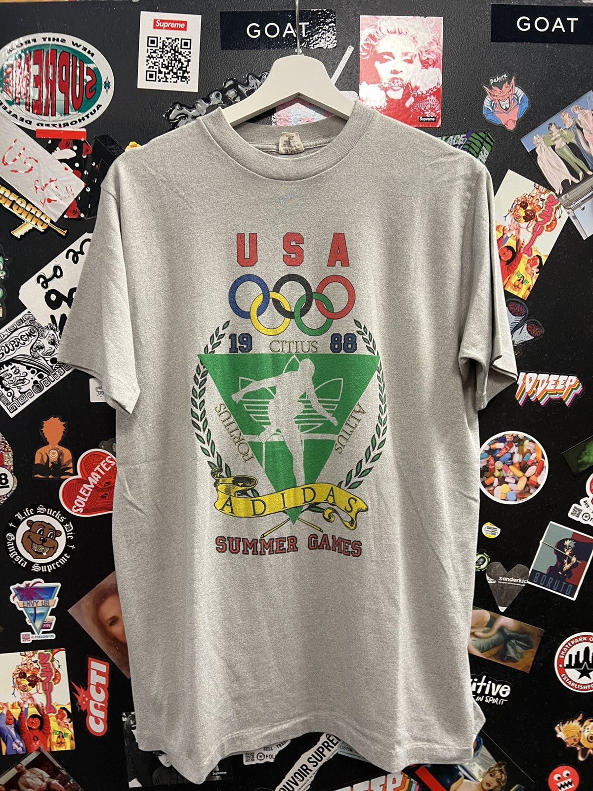 Adidas × Vintage Vintage 1988 Adidas Olympics Shirt Size US XL / EU 56 / 4 - 1 Thumbnail