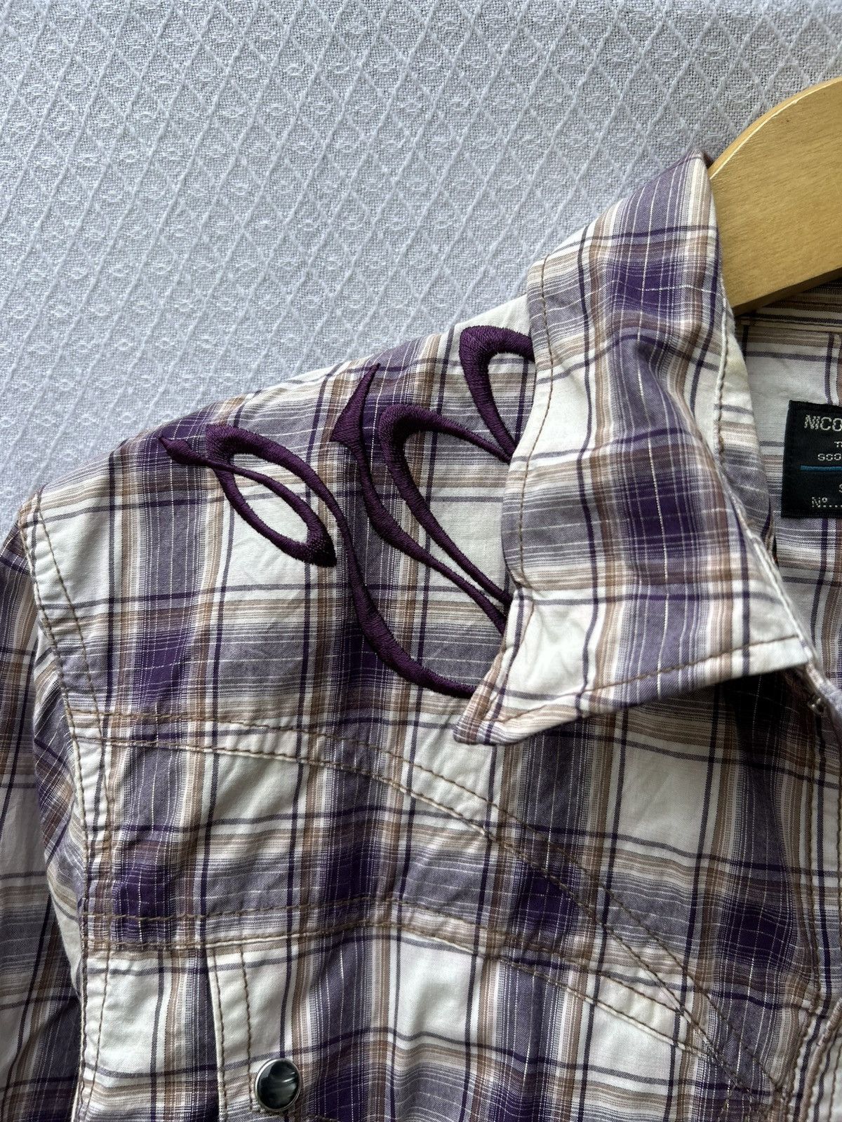 If Six Was Nine × Japanese Brand × Le Grande Bleu (L.G.B.) Nicole club for men plaid button down seditionaries shirt Size US M / EU 48-50 / 2 - 7 Thumbnail