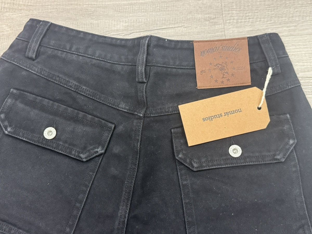 Other Nomar Studio 001 Black Duck Canvas carpenter/cargo shorts Size US 32 / EU 48 - 4 Thumbnail