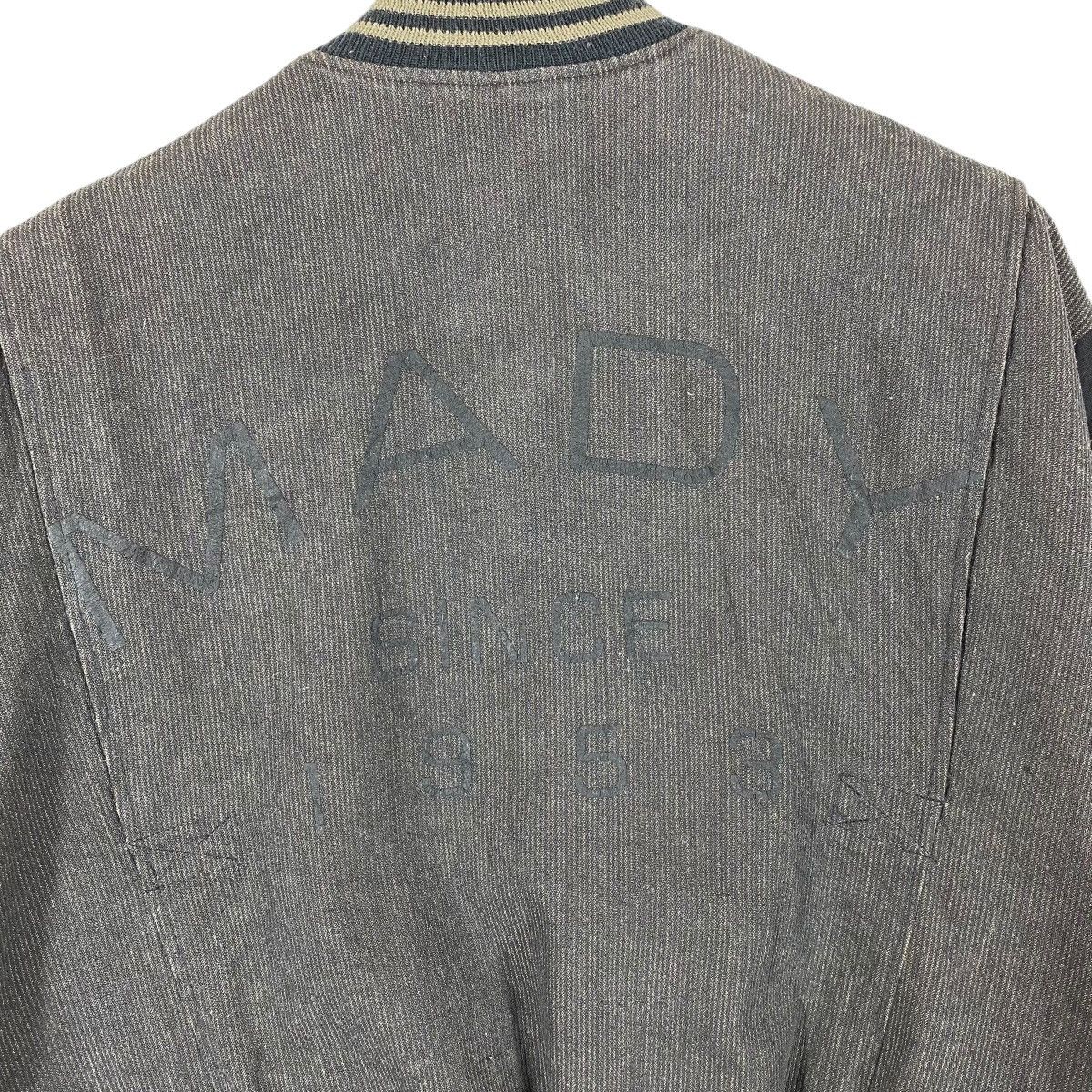 Japanese Brand Vintage Mady Club Varsity Jacket L Size Grey/Black Colour Size US L / EU 52-54 / 3 - 14 Thumbnail