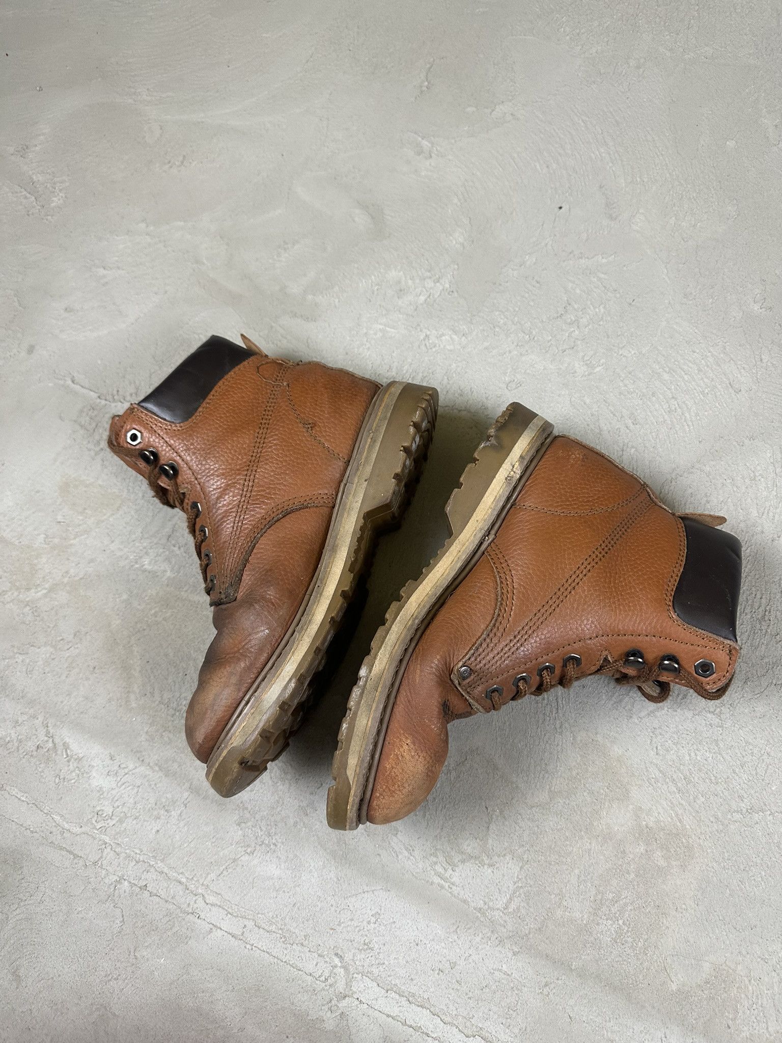 Dickies × Vintage Vintage Dickies Workwear Distressed Leather Boots Size US 7 / EU 40 - 5 Thumbnail