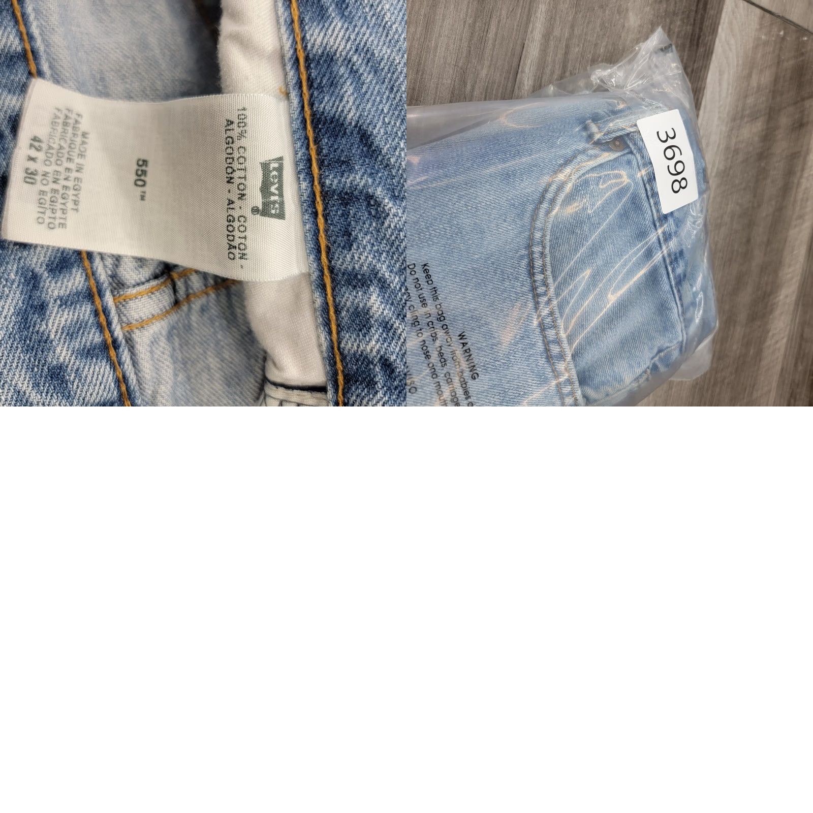 Levi's VINTAGE Levis shorts Mens 42 Relaxed Fit Denim Jean Shorts Jorts Size US 42 / EU 58 - 9 Thumbnail