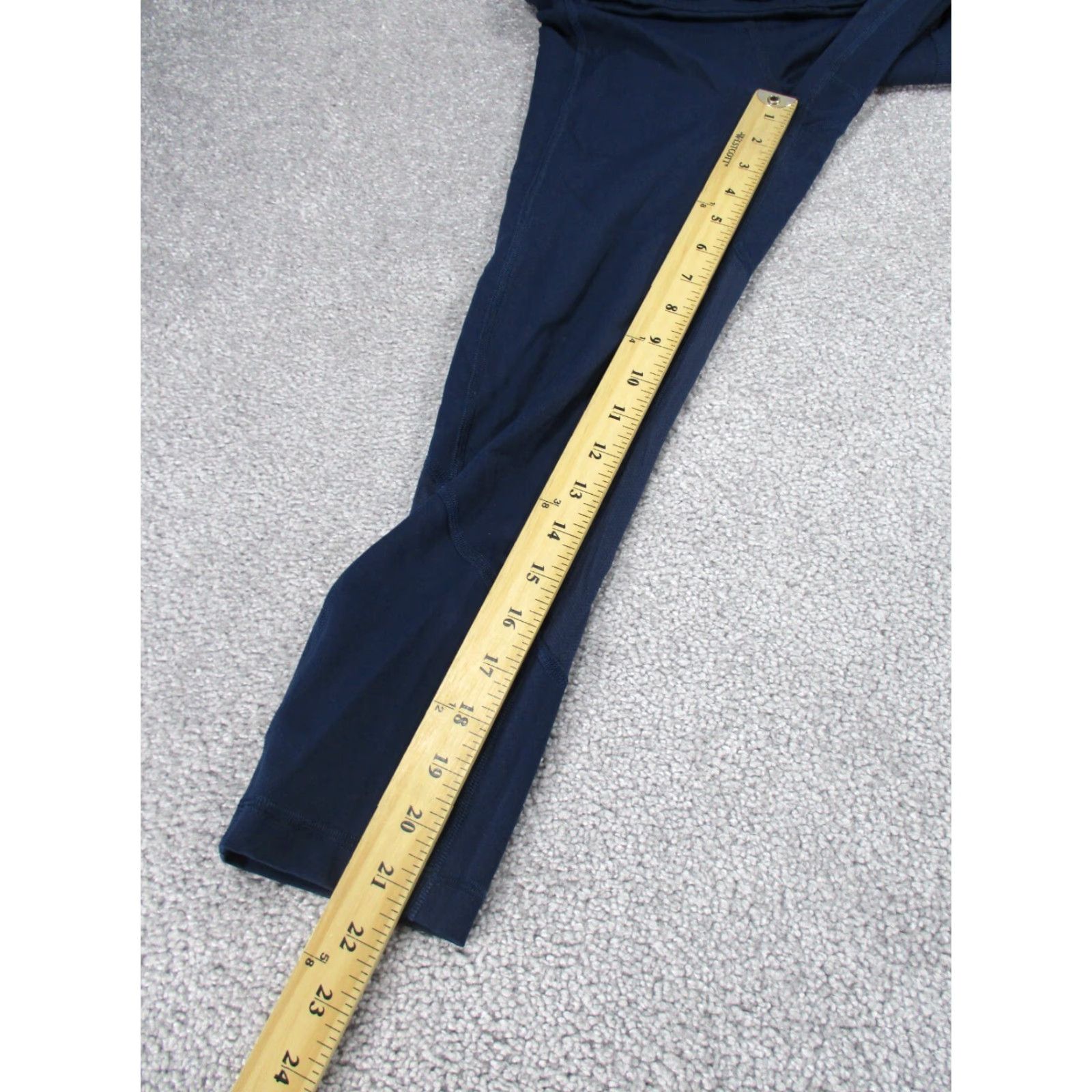 Lululemon VINTAGE Lululemon Leggings Womens 4 Pace Rival HR Crop Athletic Activewear Running Jogging Navy Blue 90s Women Size 27" / US 4 / IT 40 - 4 Thumbnail