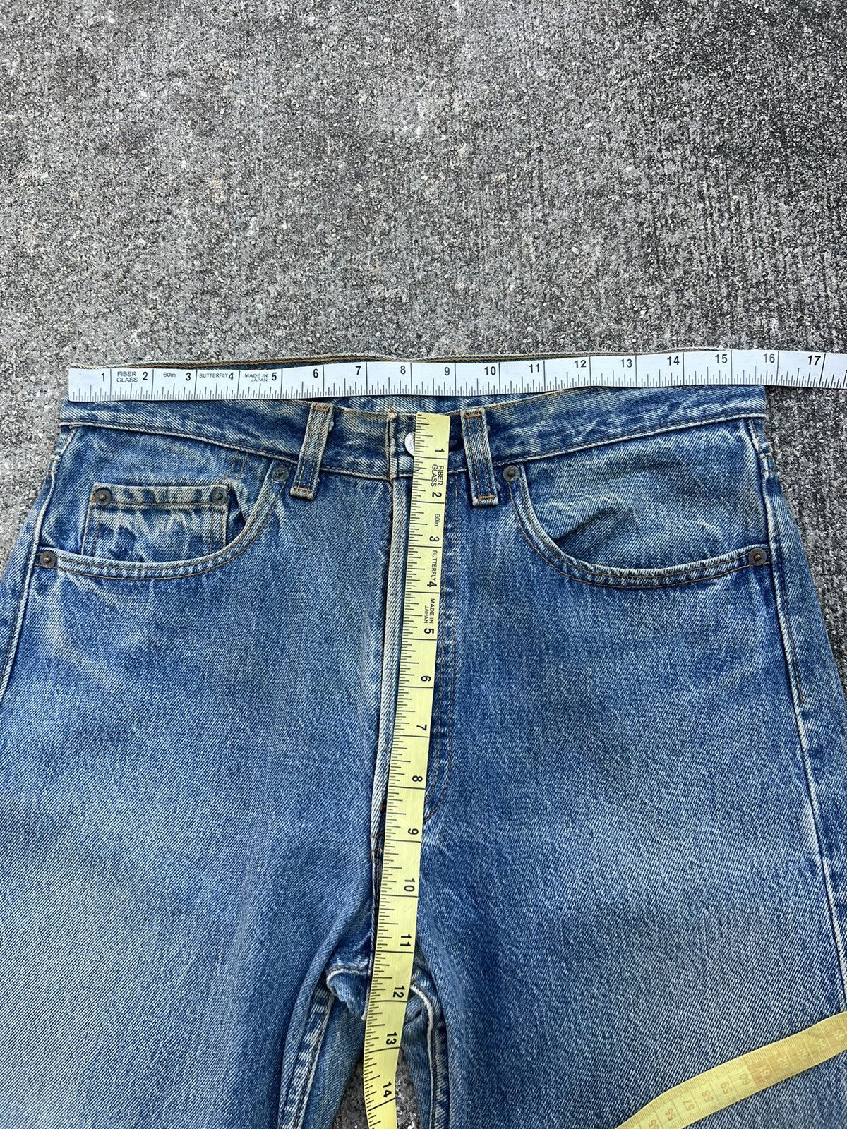 Levi's Vintage 80s Levi’s 501 Distressed Muddy Denim Jeans Size US 31 - 3 Thumbnail