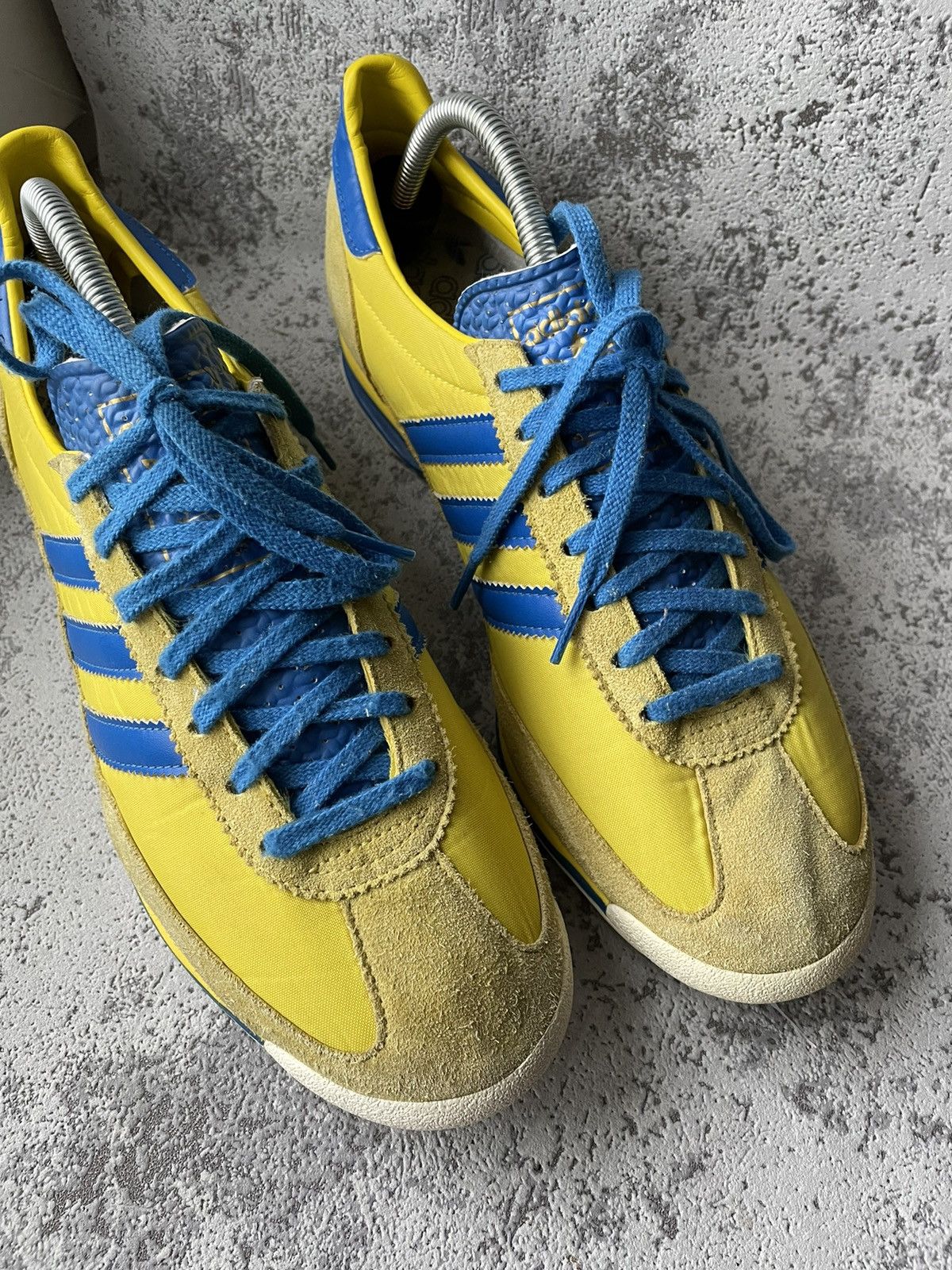Adidas Vintage Adidas Deadstock SL72 Rare Yellow 2008 Sneakers Size US 10.5 / EU 43-44 - 5 Thumbnail