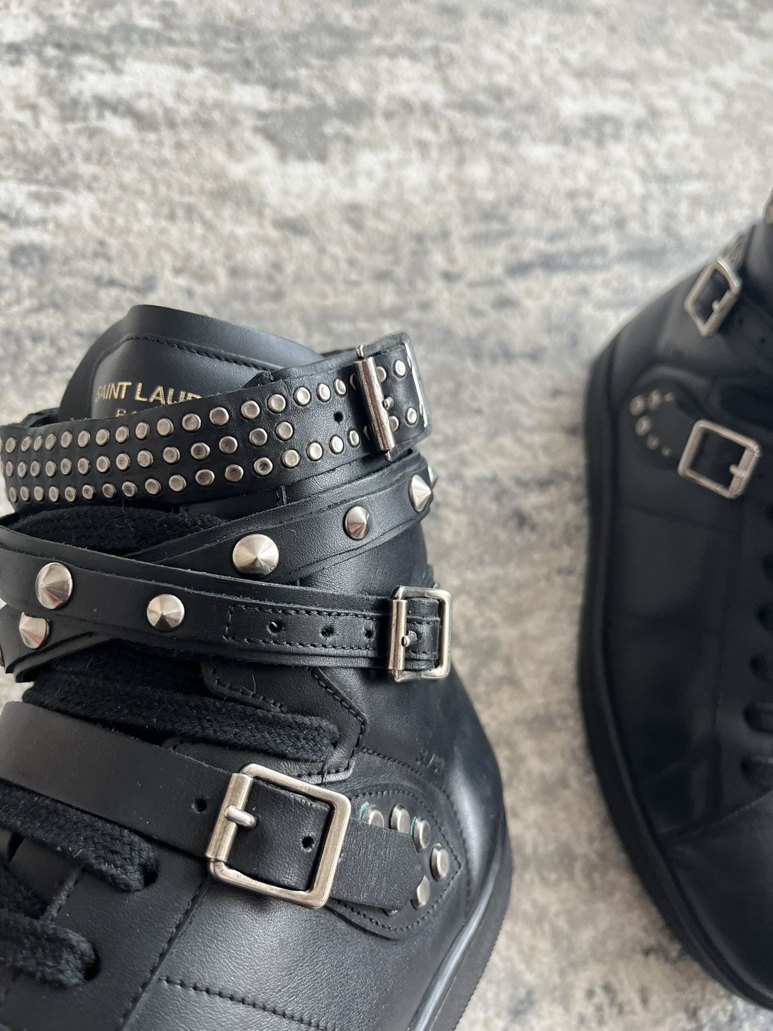 Hedi Slimane × Saint Laurent Paris saint laurent sl/16h studded high tops by hedi slimane Size US 9 / EU 42 - 12 Thumbnail