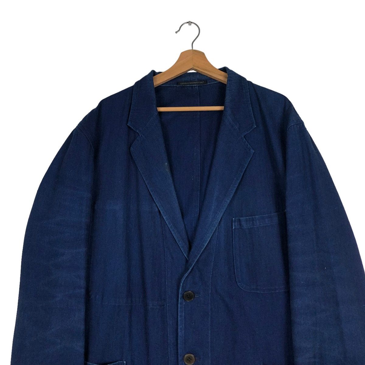 Yohji Yamamoto AUTUMN WINTER 1996 YOHJI YAMAMOTO POUR HOMME DENIM OVERSIZE Size US M / EU 48-50 / 2 - 3 Thumbnail