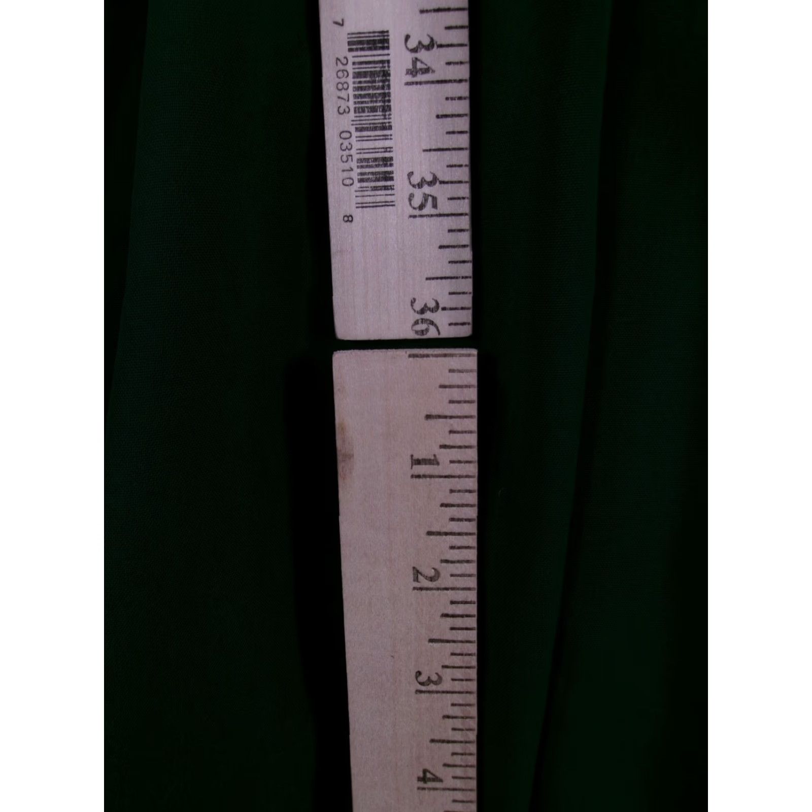 Vintage GOMORN Dress Women XL Green Wrap V-Neck Smocked Waist Maxi Cap Sleeve Fit Size XL / US 12-14 / IT 48-50 - 6 Thumbnail