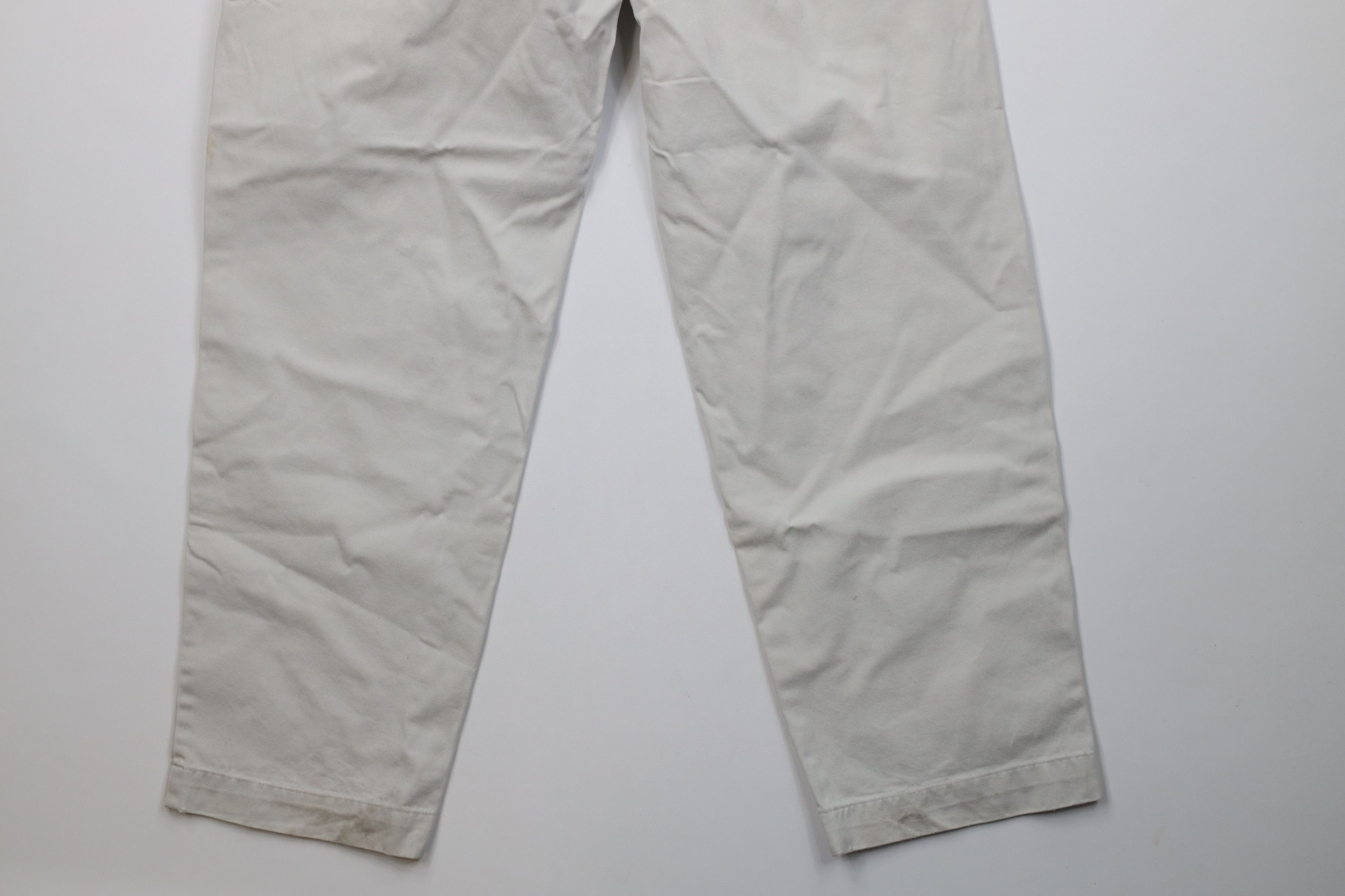 J.Crew Vintage 90s J Crew Button Fly Relaxed Fit Chino Pants Gray Size US 28 / EU 44 - 13 Thumbnail
