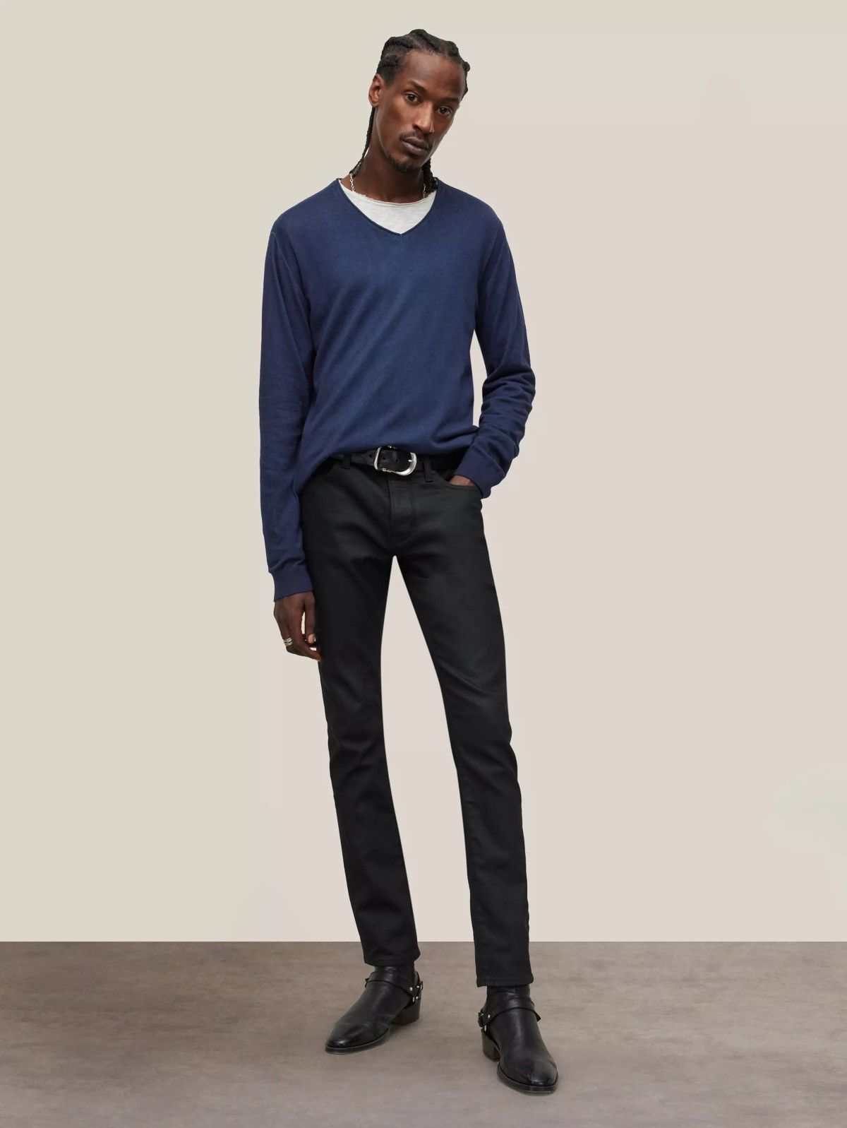 John Varvatos V neck knit. Small Size US S / EU 44-46 / 1 - 2 Thumbnail