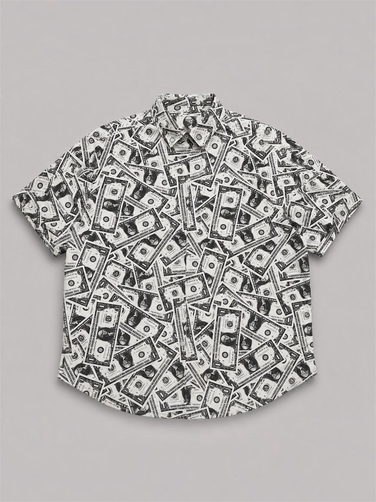 Japanese Brand Park Girl A stack of Dollar Bills Full Print Balloon Shirt Size XL / US 12-14 / IT 48-50 - 1 Thumbnail