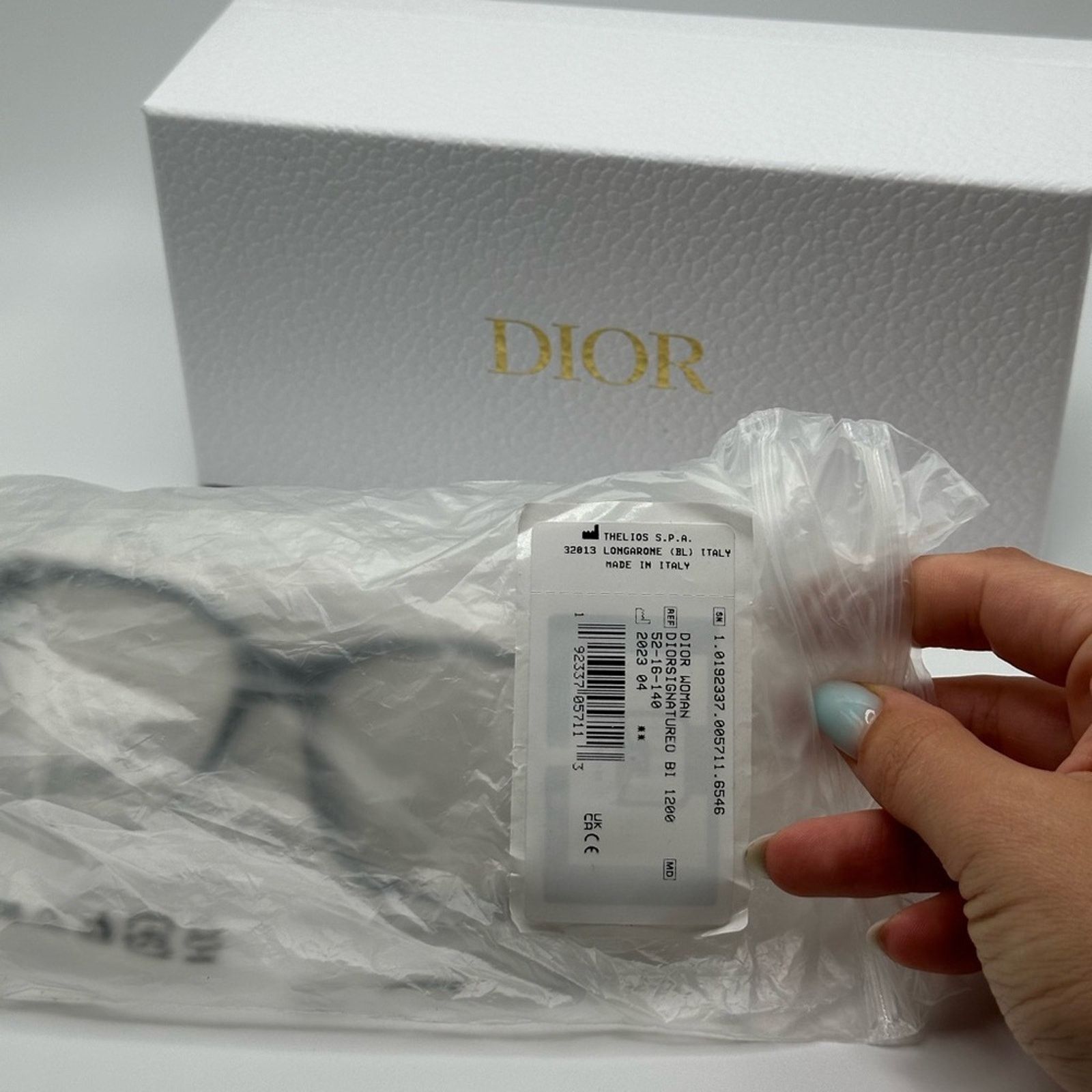 Dior NEW DIOR DiorSignature B1 1200 Demo Lens Women Eyeglasses Size ONE SIZE - 11 Thumbnail
