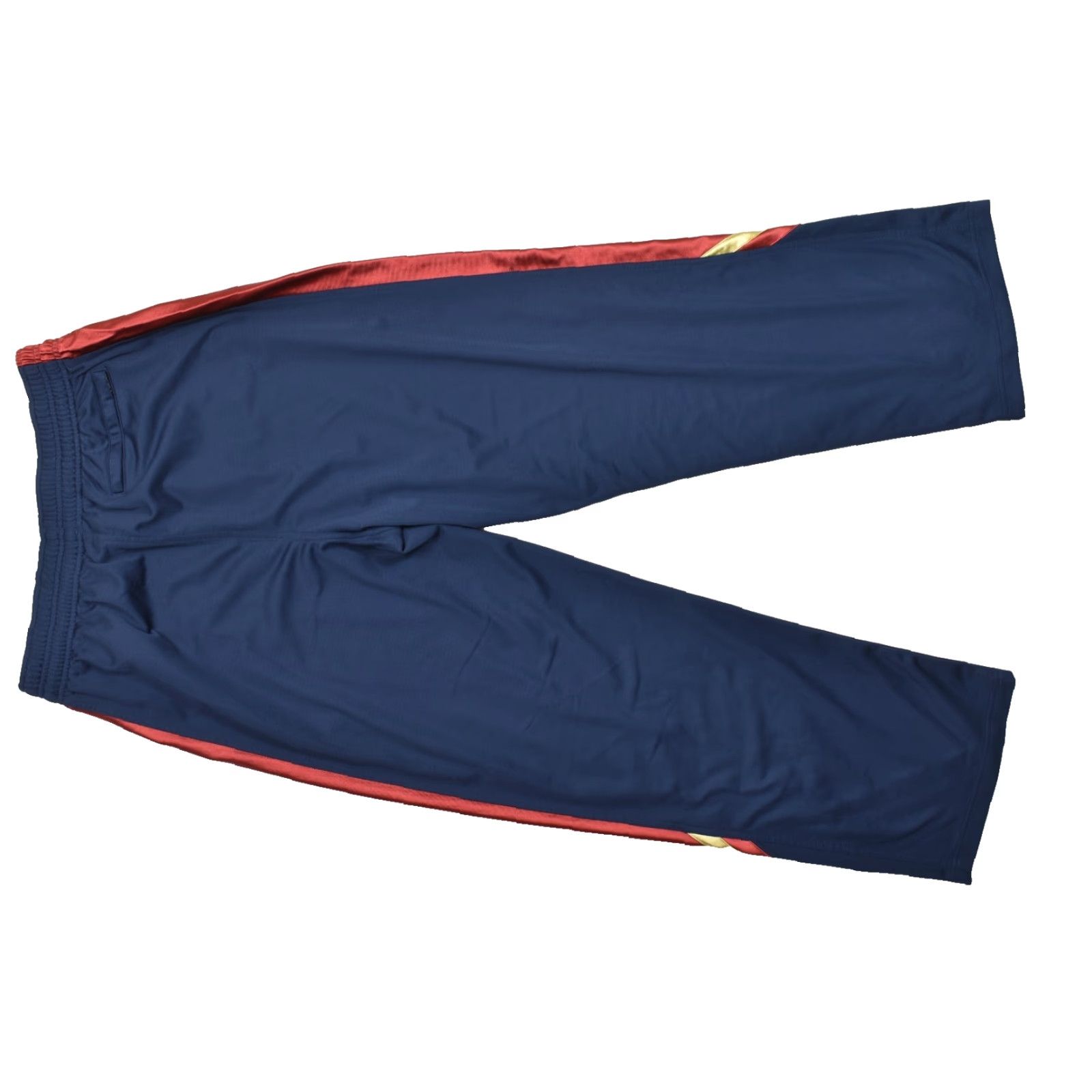 Reebok VTG Reebok 2XL Navy Blue Red Gold Side Stripe Athletic Track Pants Baggy Jogge Size US 39 - 2 Thumbnail