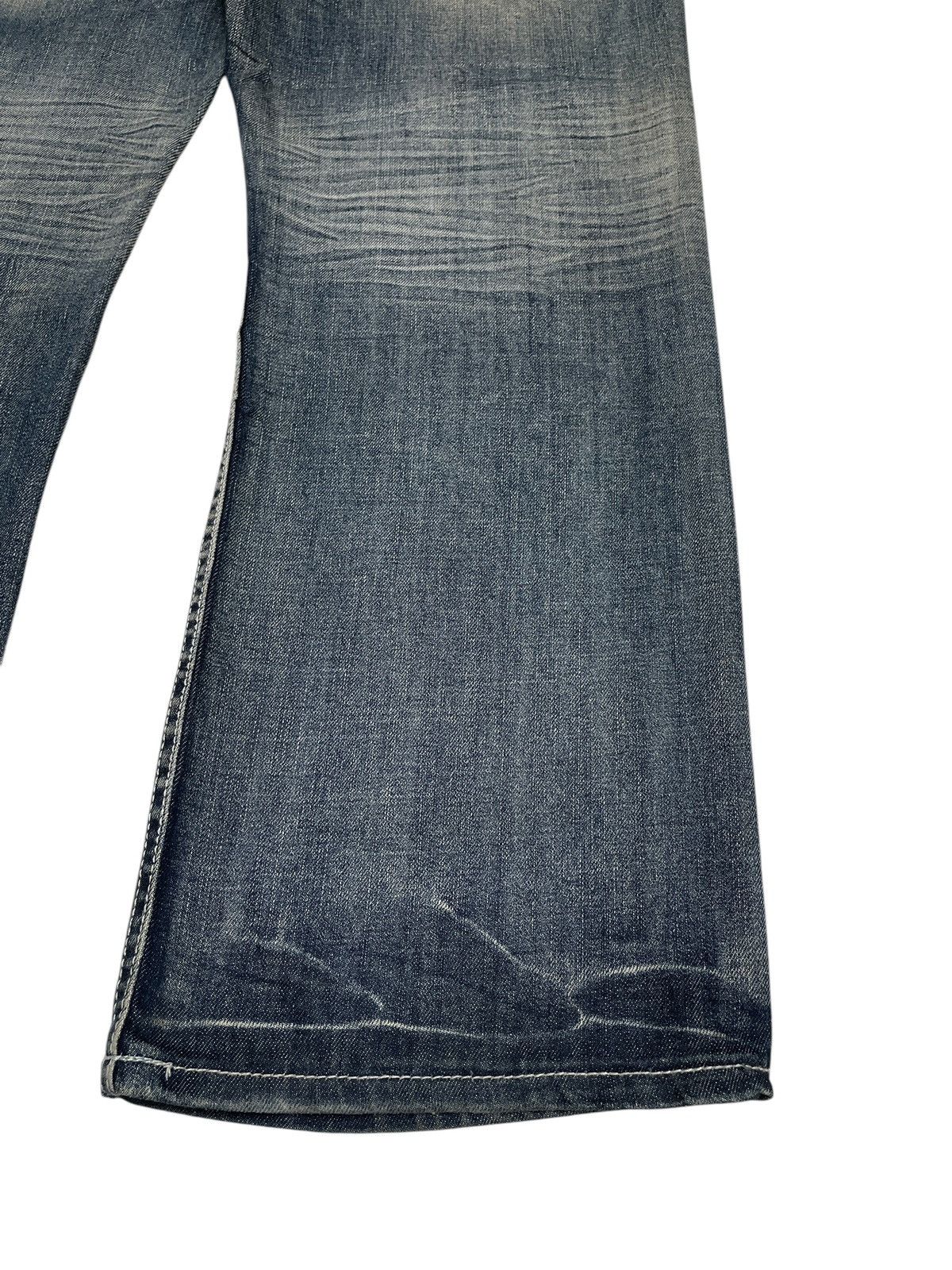 Flypaper Jeans Rare Design Vintage Brand Fly Paper Flared Jeans 2000s Size US 38 / EU 54 - 8 Thumbnail