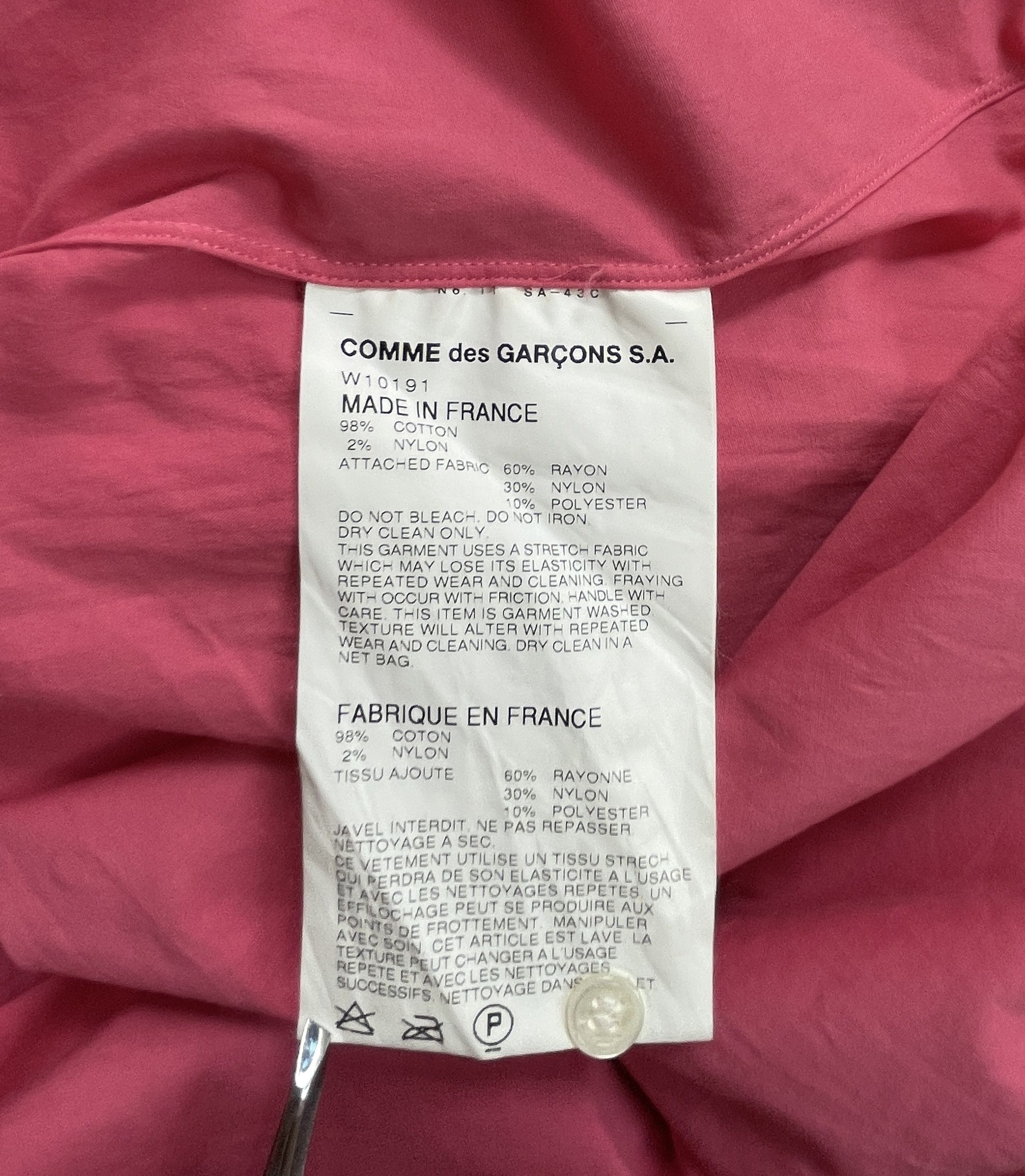 Comme des Garcons COMME des GARCONS Lace SHIRT Size US S / EU 44-46 / 1 - 7 Thumbnail