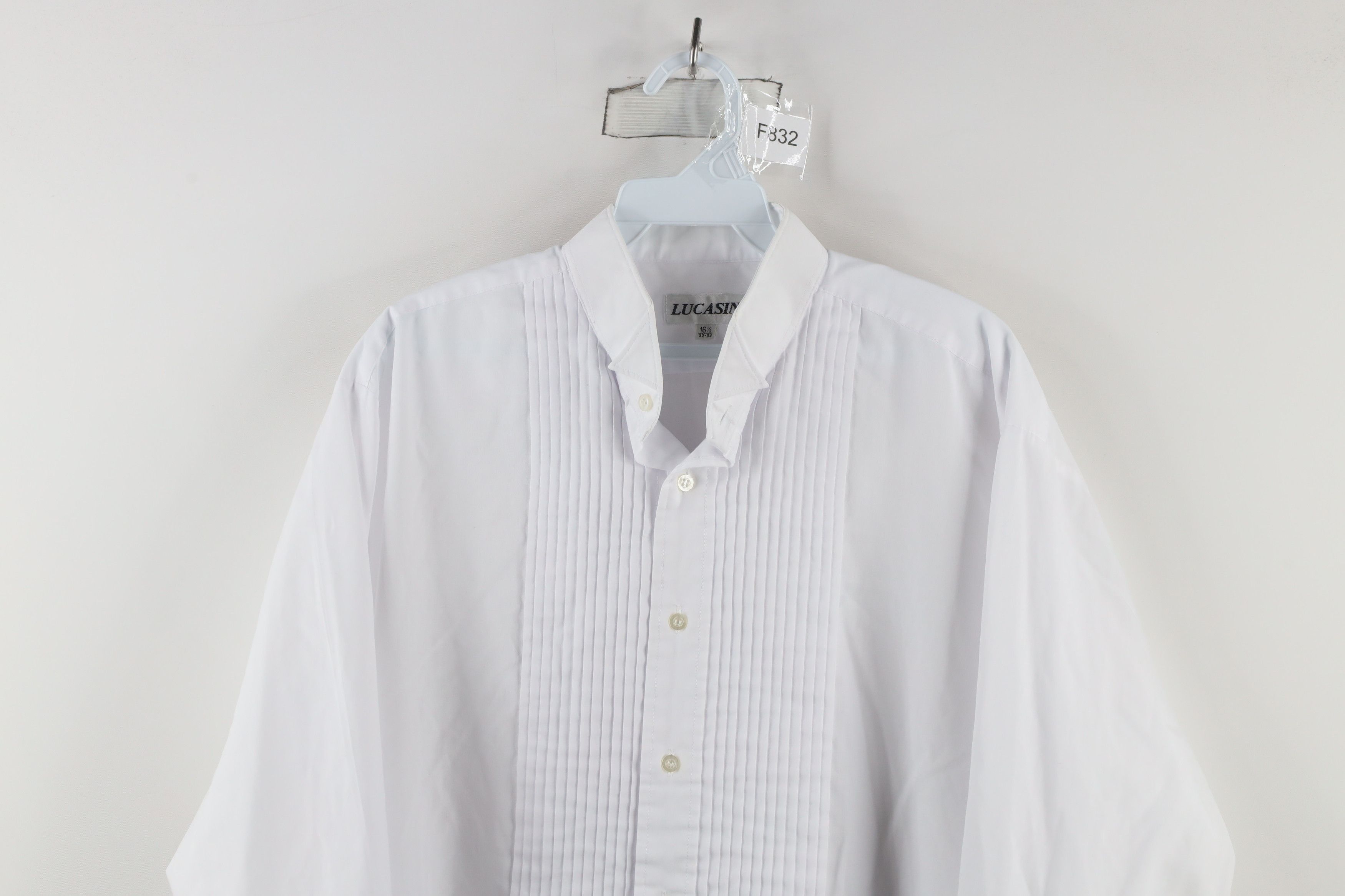 Vintage Vintage 90s Streetwear Ruffled Tuxedo Prom Button Shirt Size US M / EU 48-50 / 2 - 2 Thumbnail