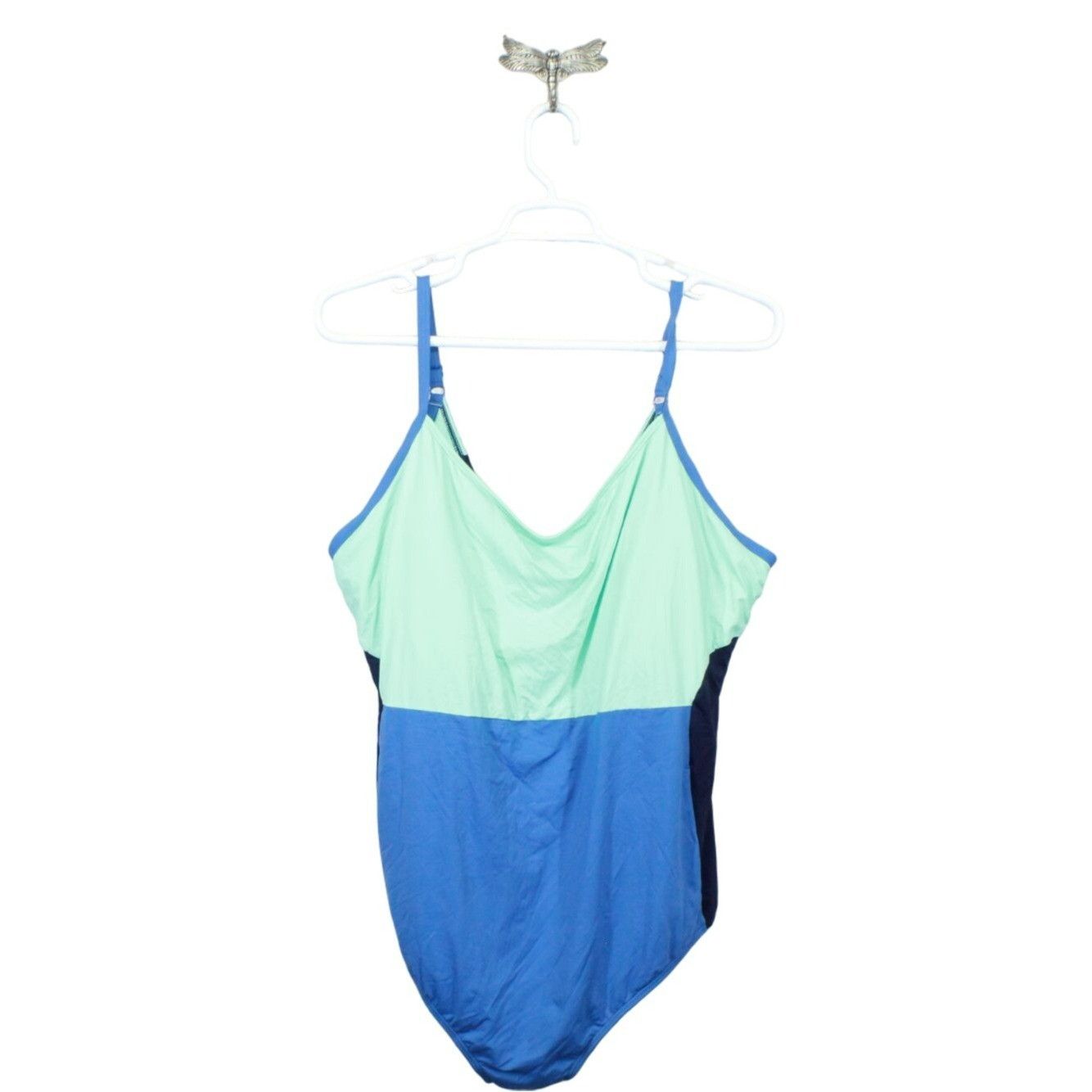 L.L. Bean LL Bean Women's New Currents Swimwear Scoopneck Tanksuit Size 3XL / US 20-22 - 1 Thumbnail