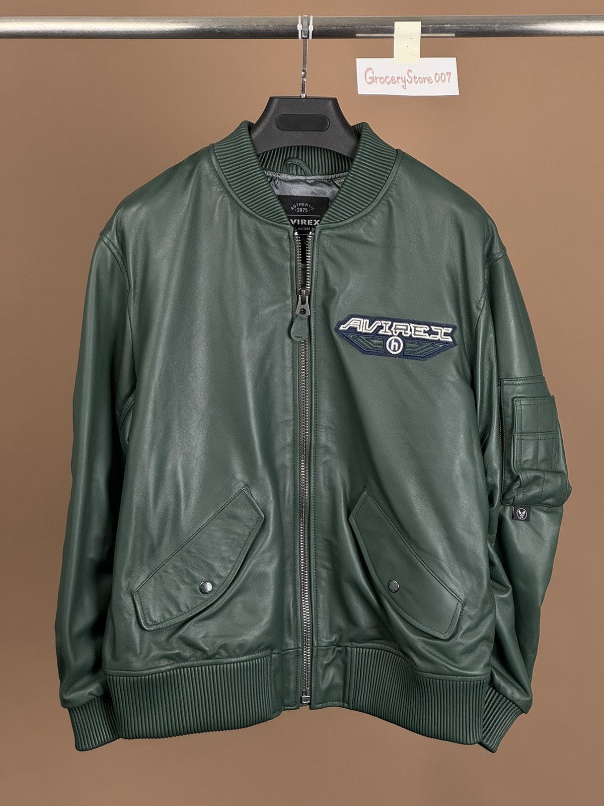Avirex Lamb leather bomber jacket M Size US M / EU 48-50 / 2 - 2 Thumbnail