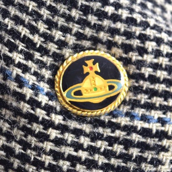 Vivienne Westwood Vivienne Westwood Georgette woolen porcelain buttons, hand Size ONE SIZE - 4 Thumbnail