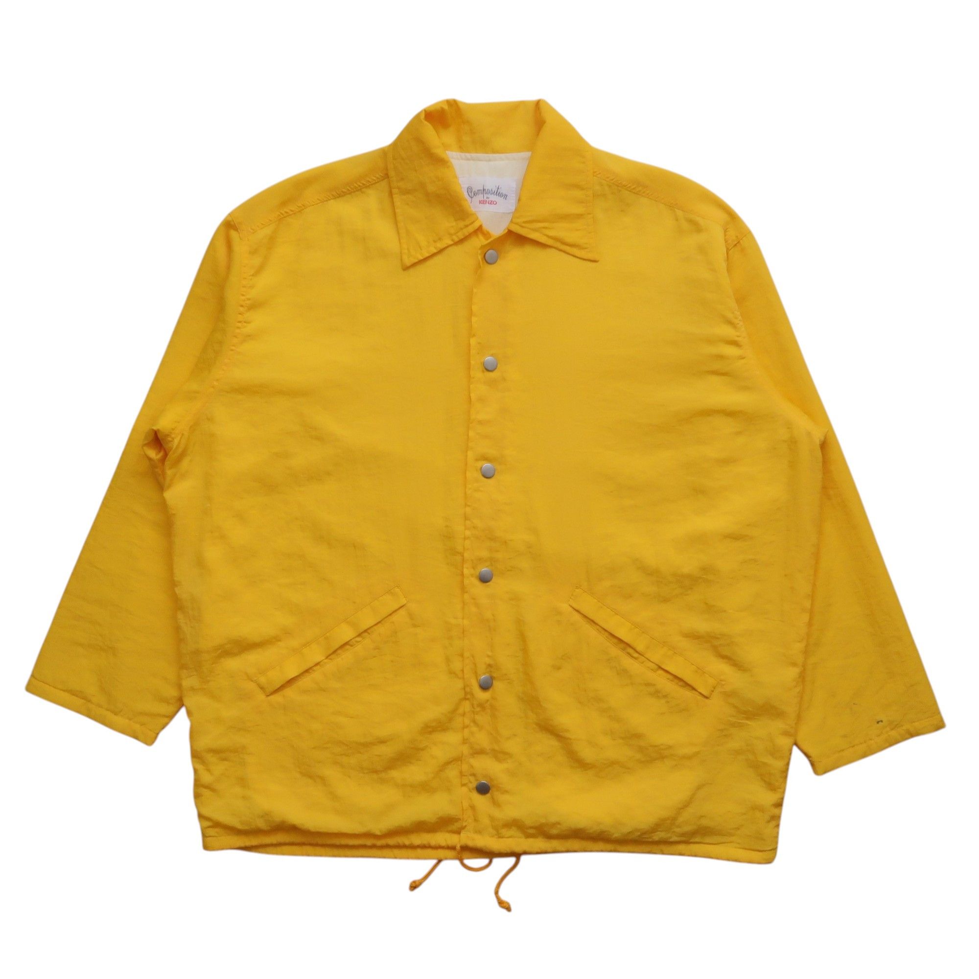 Composition by Kenzo 90s Composition Kenzo Coach Jacket Big Logo Size US L / EU 52-54 / 3 - 1 Thumbnail