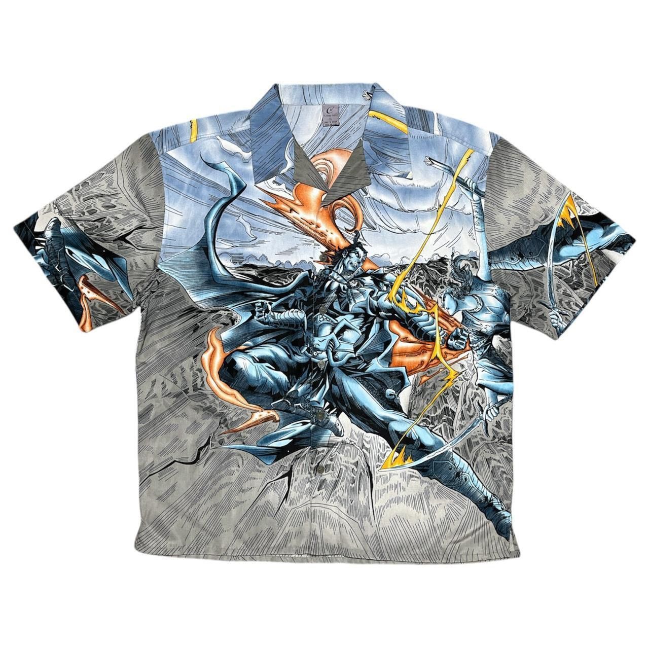 Vintage 90s anime bowling shirt Size US XL / EU 56 / 4 - 1 Thumbnail