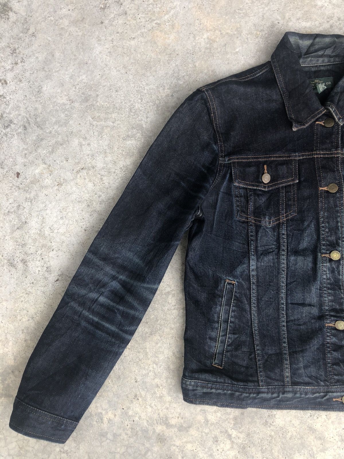Lauren Ralph Lauren Ralph Lauren Denim Jacket Distressed Denim Size US L / EU 52-54 / 3 - 4 Thumbnail