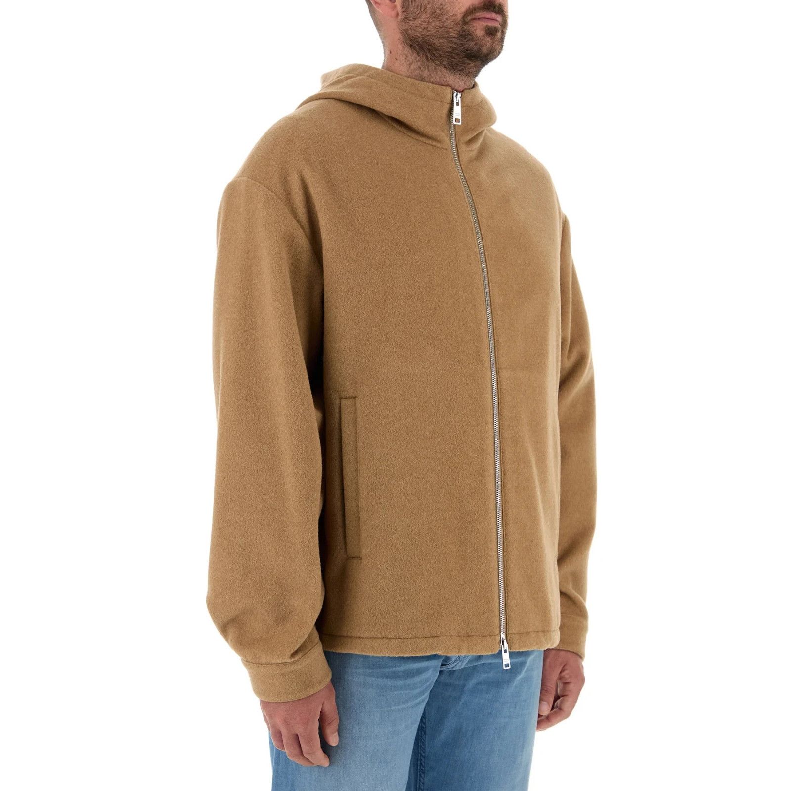 Prada PRADA Caramel Brown Jacket New & Authentic (Men's size:L;) Size US L / EU 52-54 / 3 - 3 Thumbnail